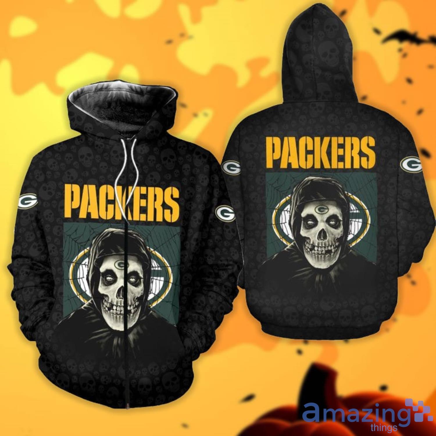 Halloween Horror Movie Characters Packers Shirt, Green Bay Packers Gifts  for Him, Spooky Fan .… in 2023