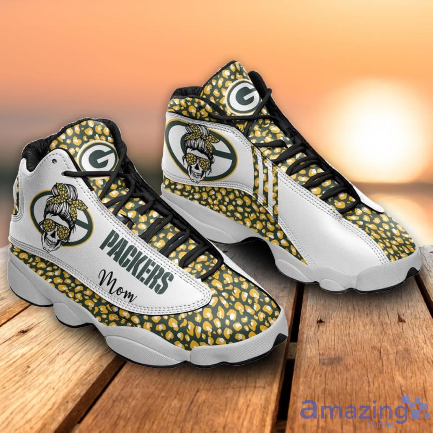 Green Bay Packers Air Jordan 13 Sneakers Shoes