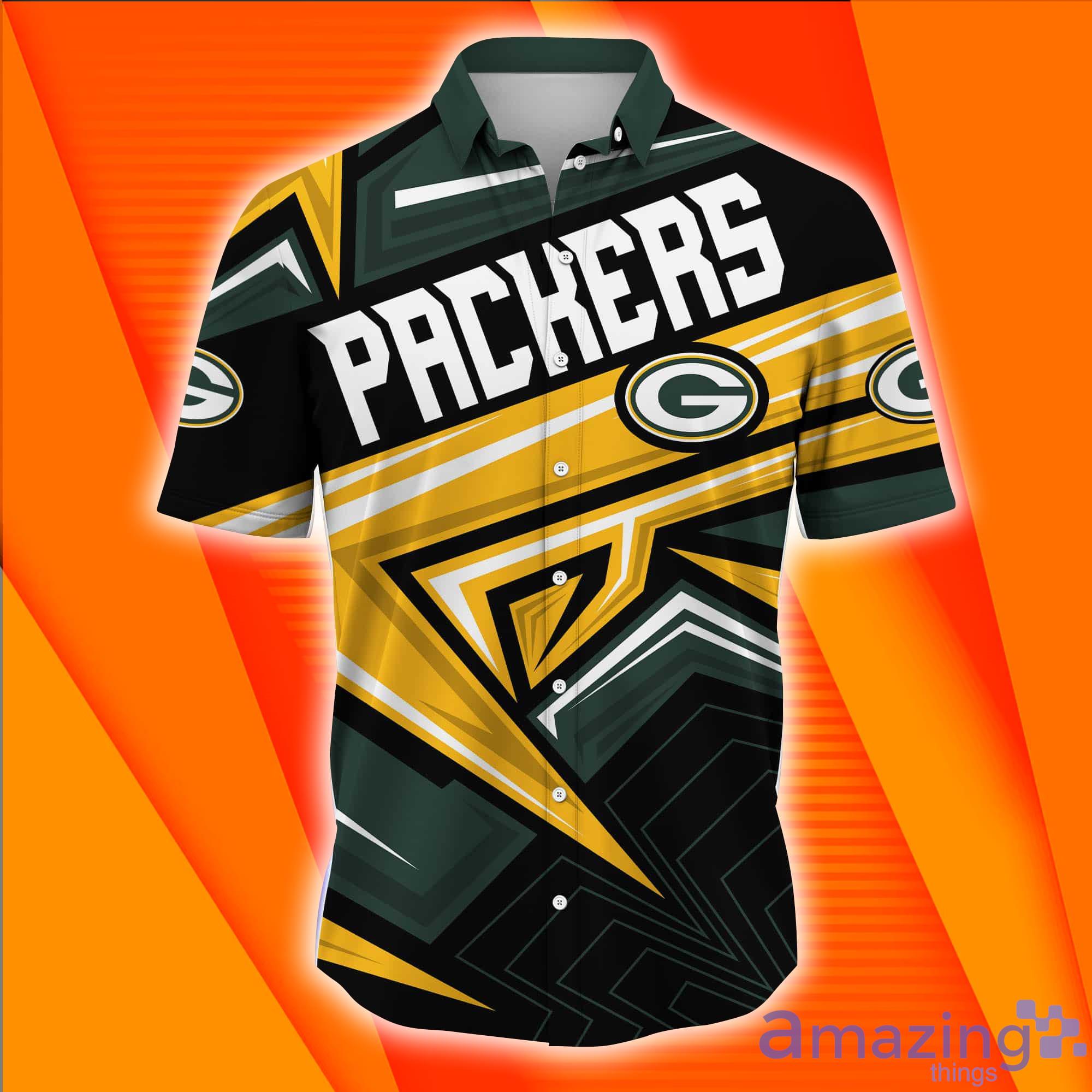 Green Bay Packers NFL Full Print Short Sleeves Hawaiian Shirt image Green Bay Packers NFL Full Print Short Sleeves Hawaiian Shirt Product Photo 3