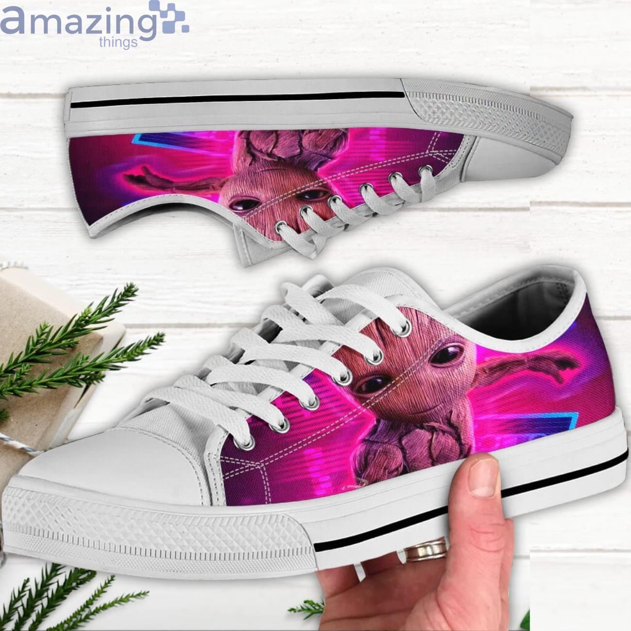 Groot Shoes Groot Lover Low Top Canvas Shoes