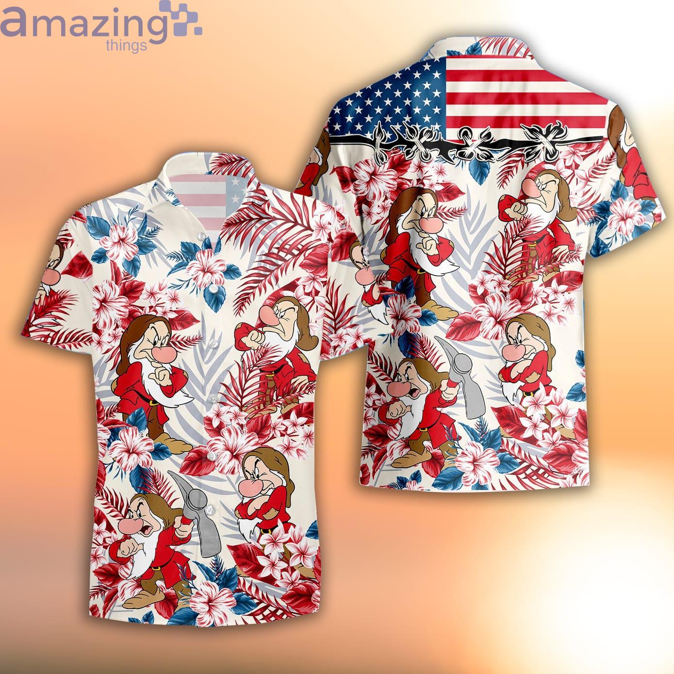 Grumpy Dwarf Disney Hawaiian Shirt - Freedomdesign