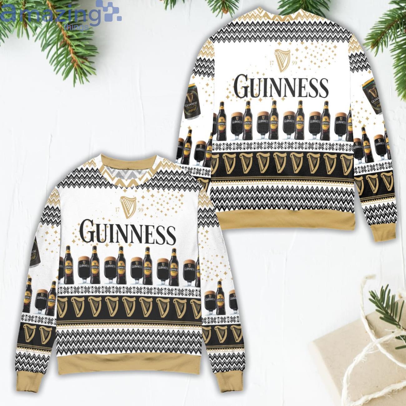 Guinness Beer Sparkle Star Ugly Christmas Sweater Product Photo 1 Guinness Beer Sparkle Star Ugly Christmas Sweater Product Photo 1
