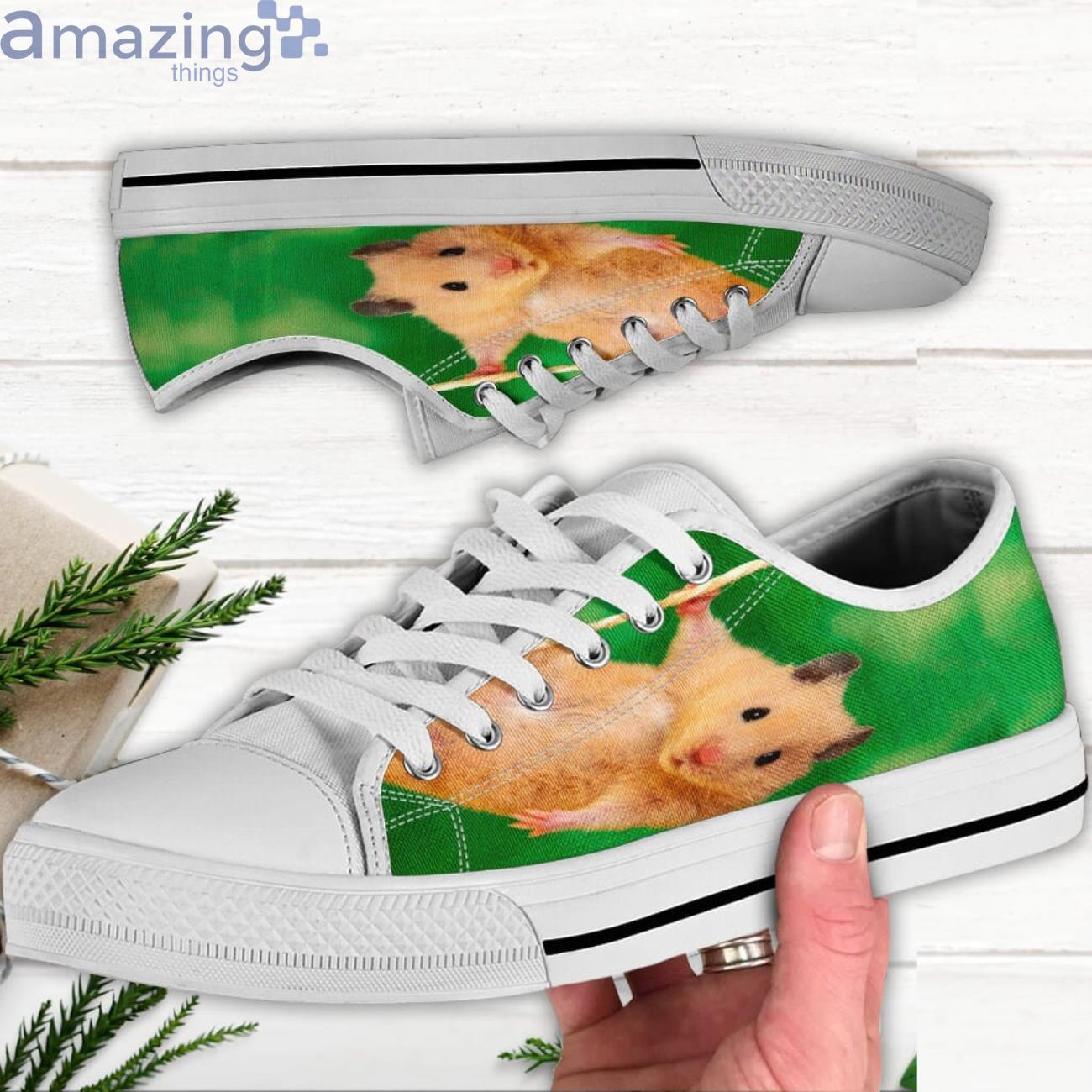 Hamster Shoes Hamster Lover Low Top Canvas Shoes Product Photo 1 Hamster Shoes Hamster Lover Low Top Canvas Shoes Product Photo 1