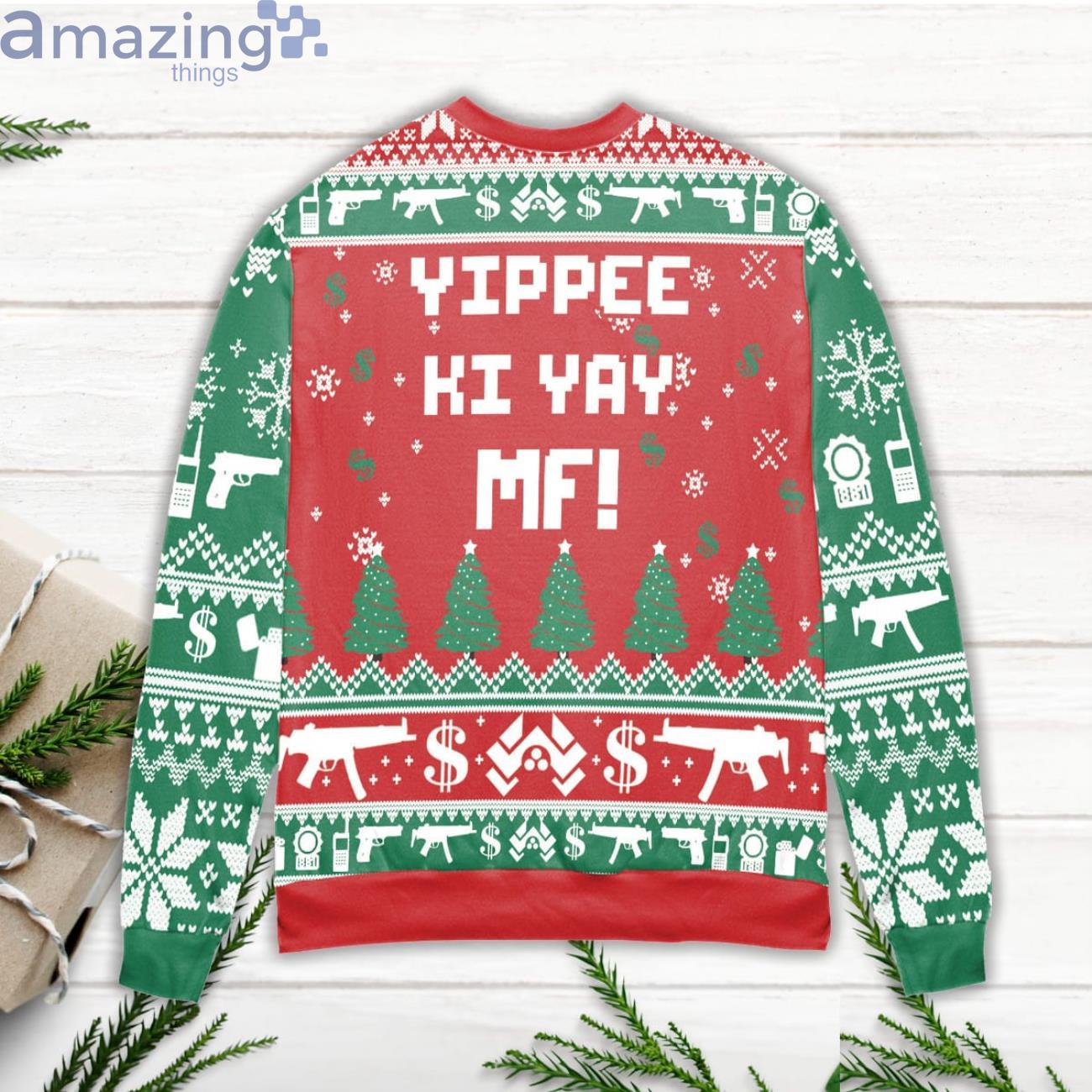 hans gruber ugly christmas sweater