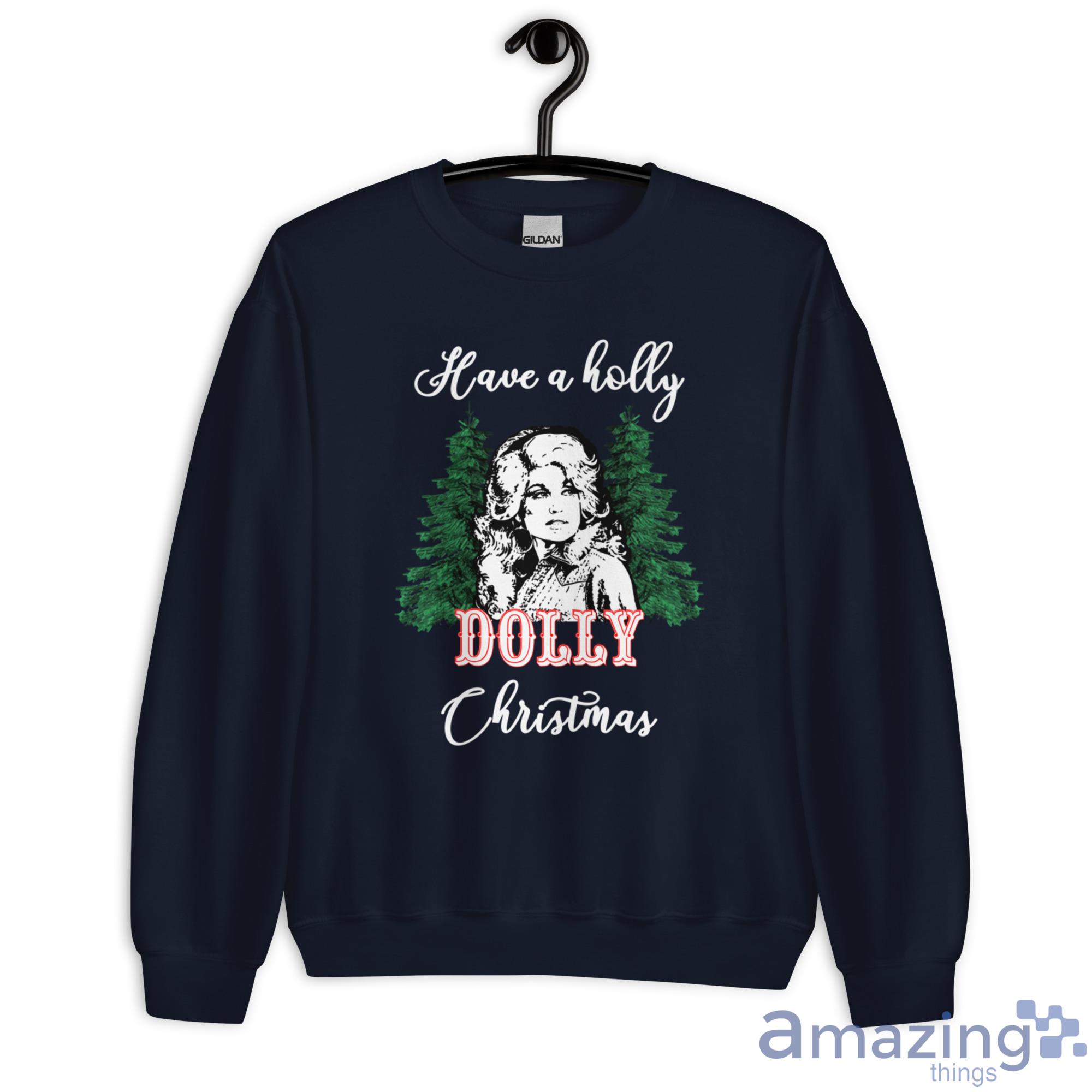 Have A Holly Dolly Christmas Sweatshirt - G180 Unisex Heavy Blend Crewneck Sweatshirt-1