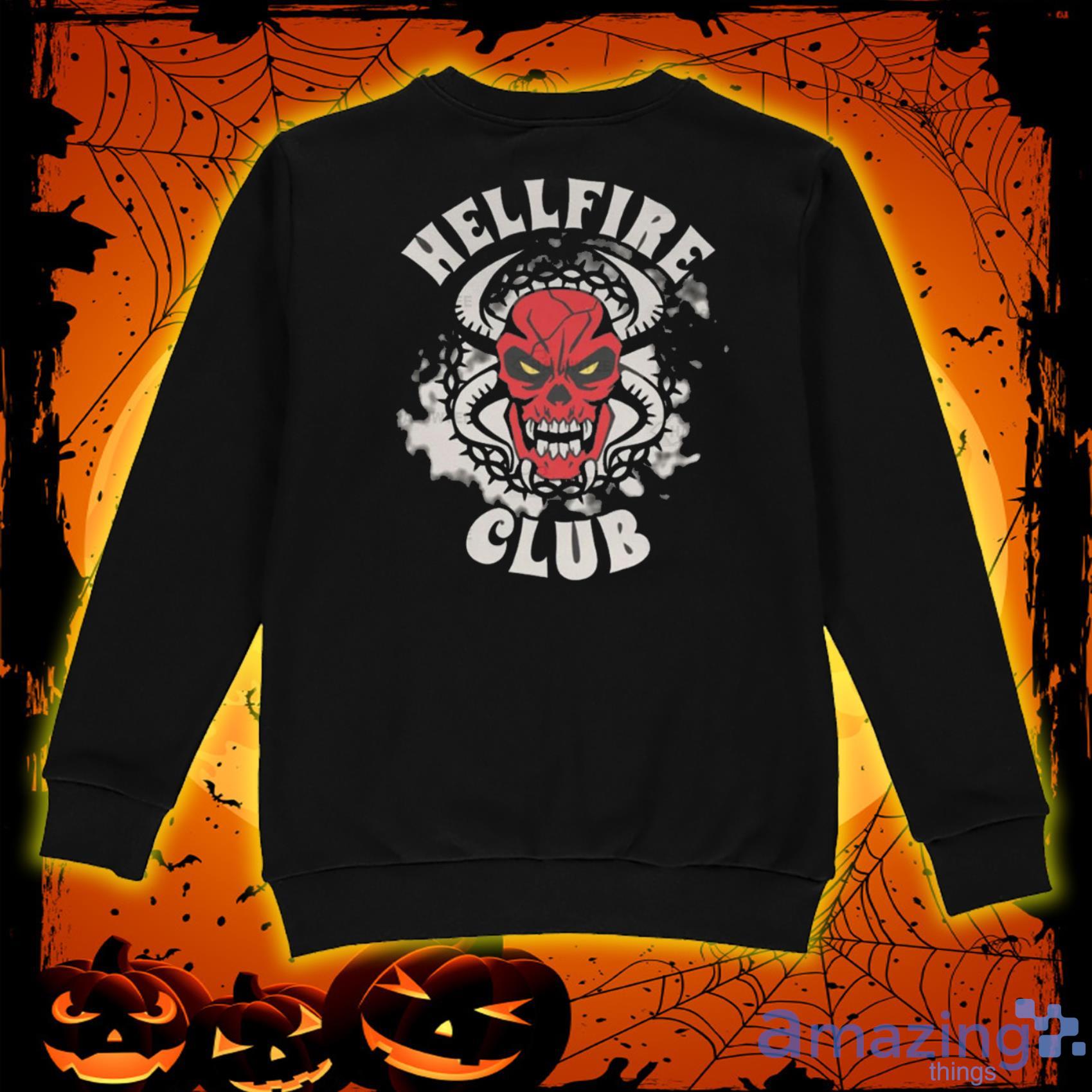 Hellfire Club Hot Search Stranger Things 4 Hellfire Club Trending T Shirt 2022 image Hellfire Club Hot Search Stranger Things 4 Hellfire Club Trending T-Shirt 2022 Product Photo 3