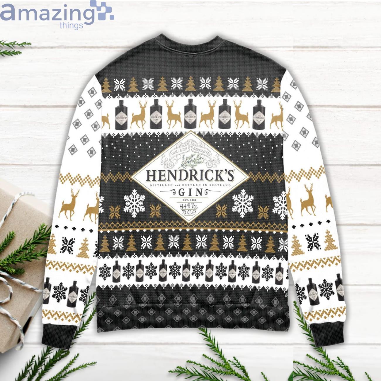 Hendrick's Gin Logo Ugly Christmas Sweater image Hendricks Gin Logo Ugly Christmas Sweater Product Photo 3