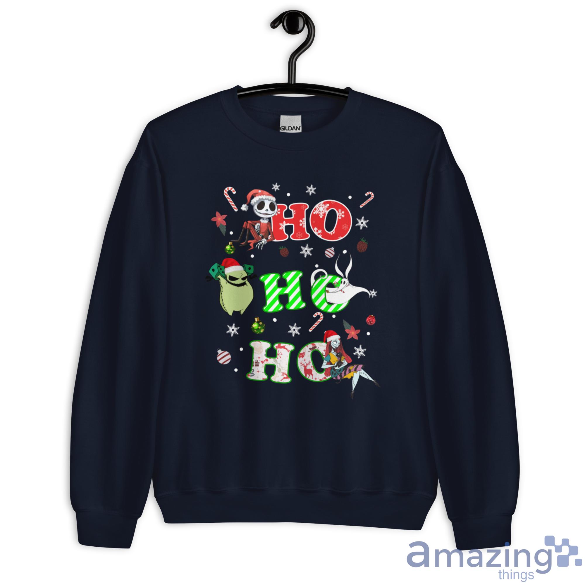 Ho Ho Ho The Nightmare Before Christmas Sweatshirt - G180 Unisex Heavy Blend Crewneck Sweatshirt-1