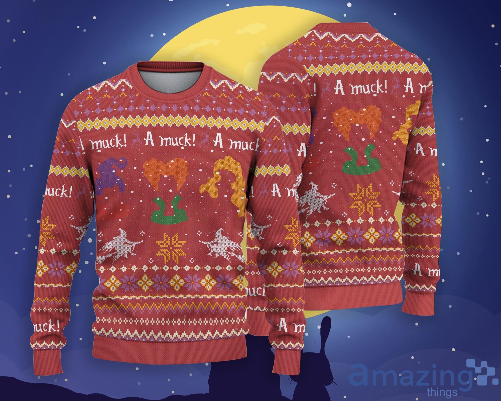 Hocus Pocus Amuck Sweater Hocus Pocus Halloween Witch Ugly Halloween Sweater Product Photo 1 Hocus Pocus Amuck Sweater Hocus Pocus Halloween Witch Ugly Halloween Sweater Product Photo 1