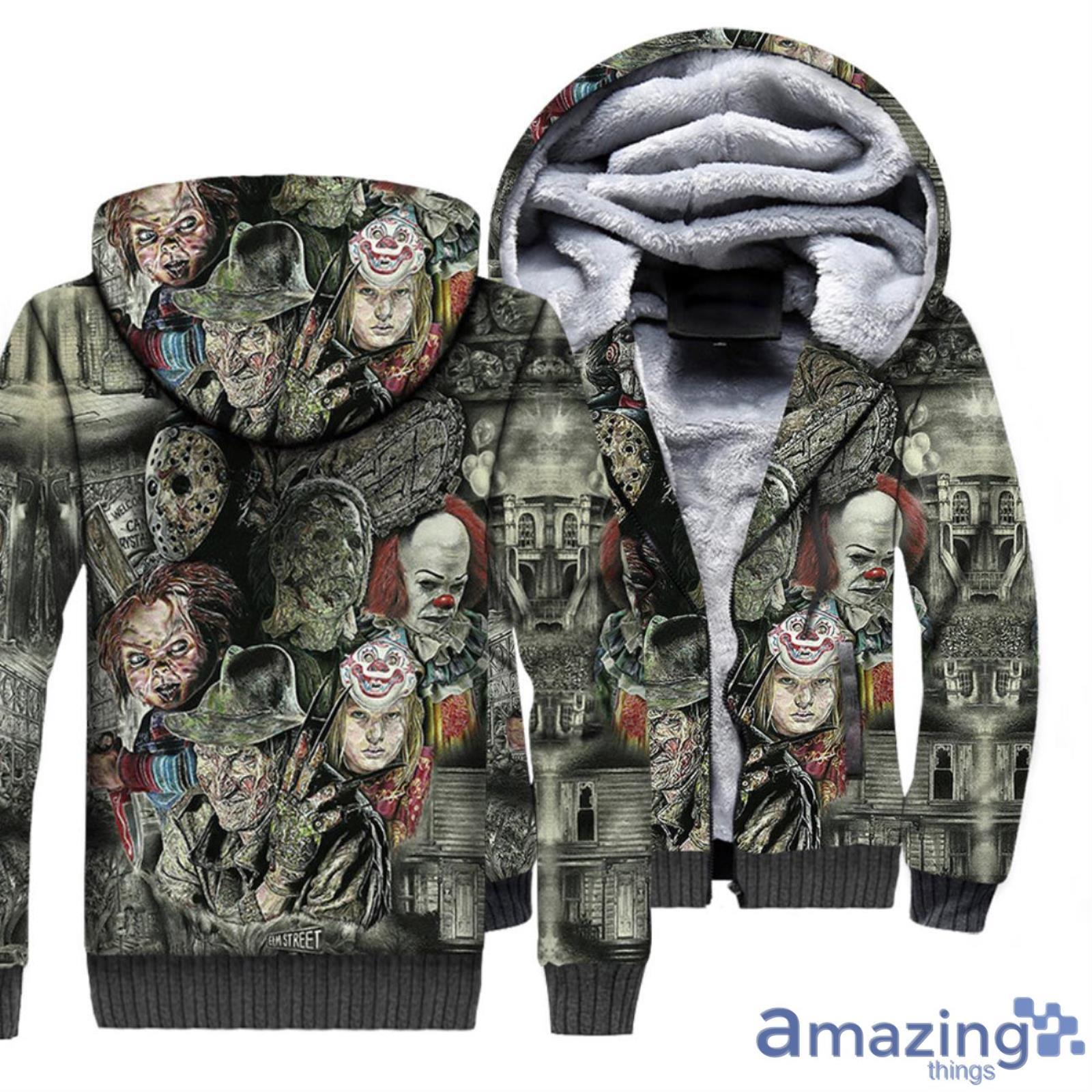 Horror Movies Halloween Gift 3D All Over Printed Shirts image Horror Movies Halloween Gift 3D All Over Printed Shirts Product Photo 2