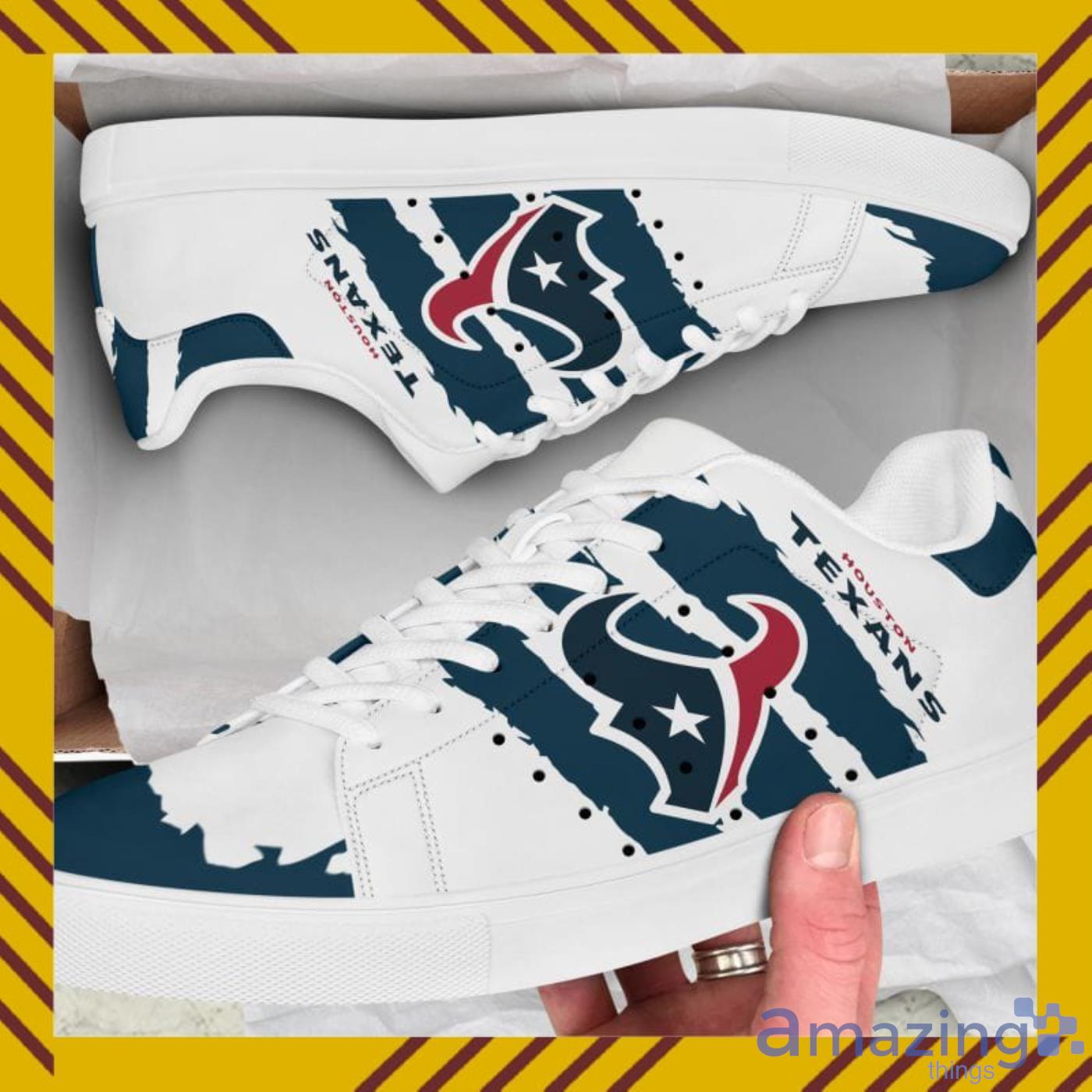 Houston Texans NFL Black And White Skate Shoes Product Photo 1 Houston Texans NFL Black And White Skate Shoes Product Photo 1
