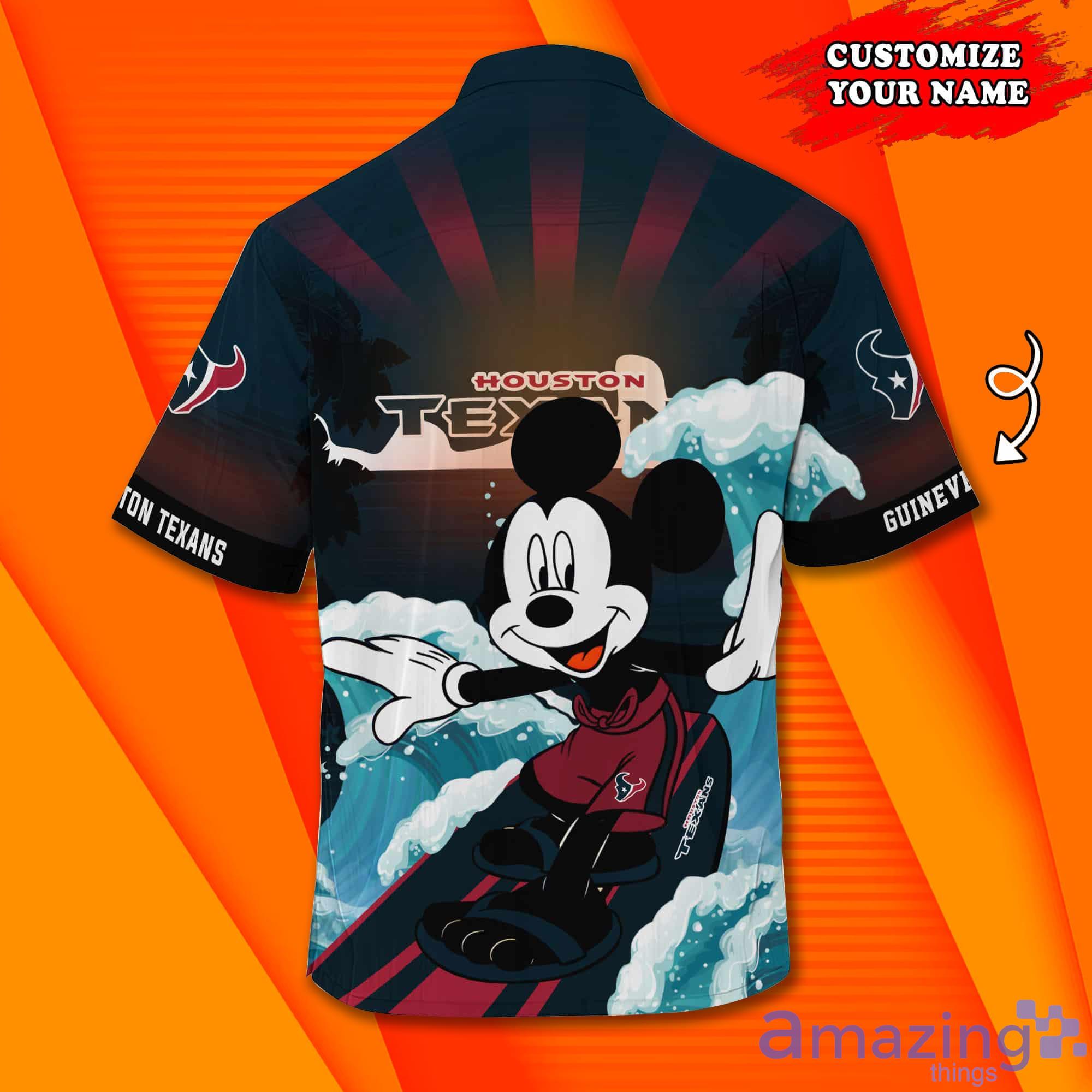 Houston Texans NFL Custom Name Hawaiian Shirt Product Photo 1