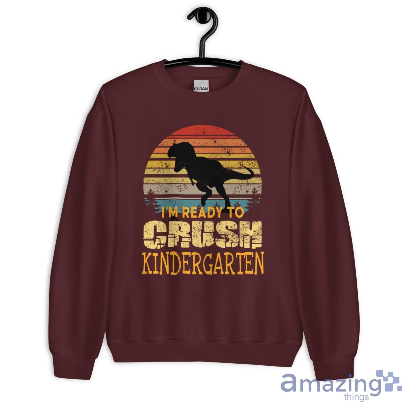 I'm Ready To Grush Kindergarten Back To School Shirt image Im Ready To Grush Kindergarten Back To School Shirt - Unisex Heavy Blend Crewneck Sweatshirt-1