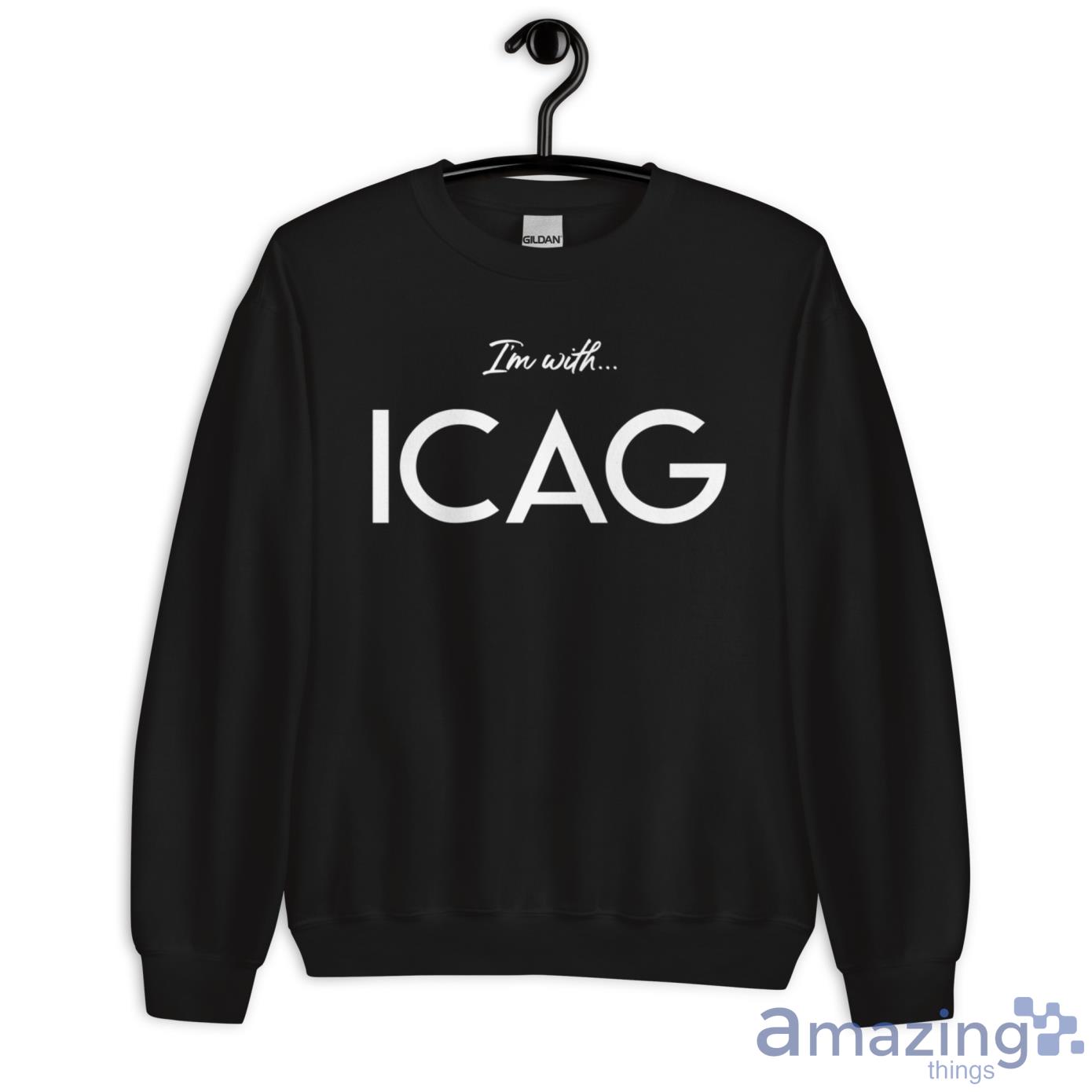 I'm With ICAG Shirt image Im With ICAG Shirt - Unisex Heavy Blend Crewneck Sweatshirt