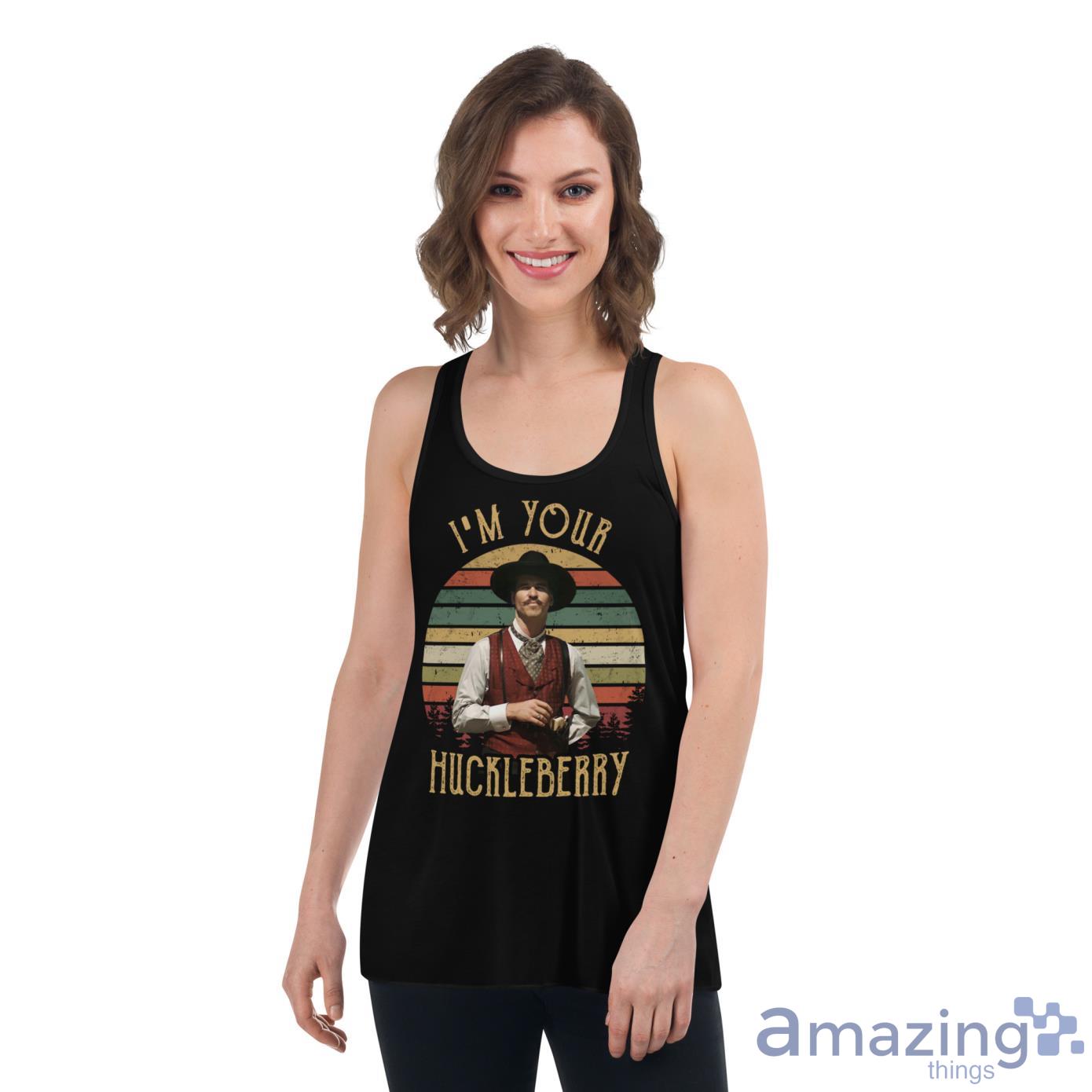 I'm Yor Hucklebrry Val Kilmer in Tombstone Shirt image Im Yor Hucklebrry Val Kilmer in Tombstone Shirt - Womens Flowy Racerback Tank