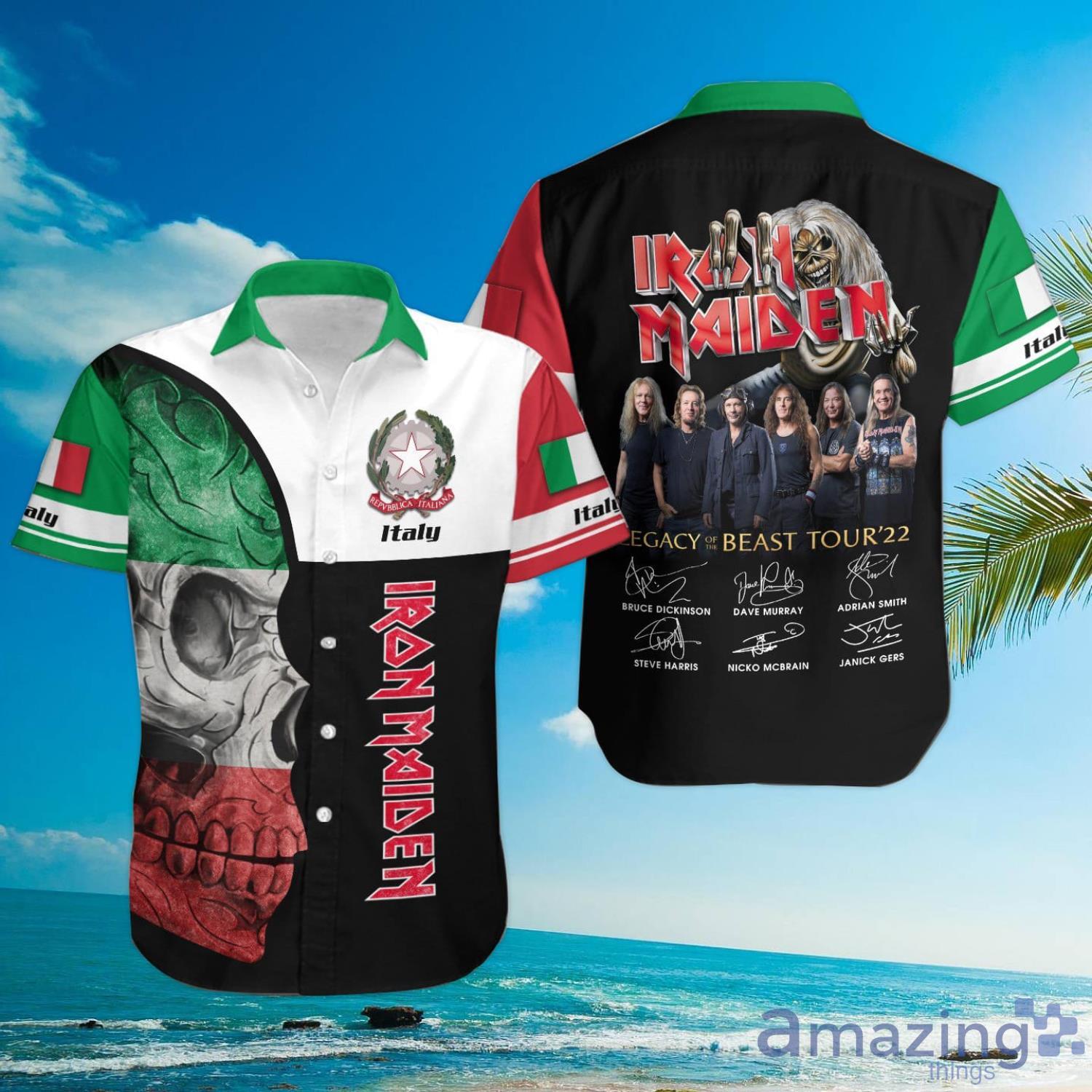 Iron Maiden Italy Hawaiian Shirt Product Photo 1