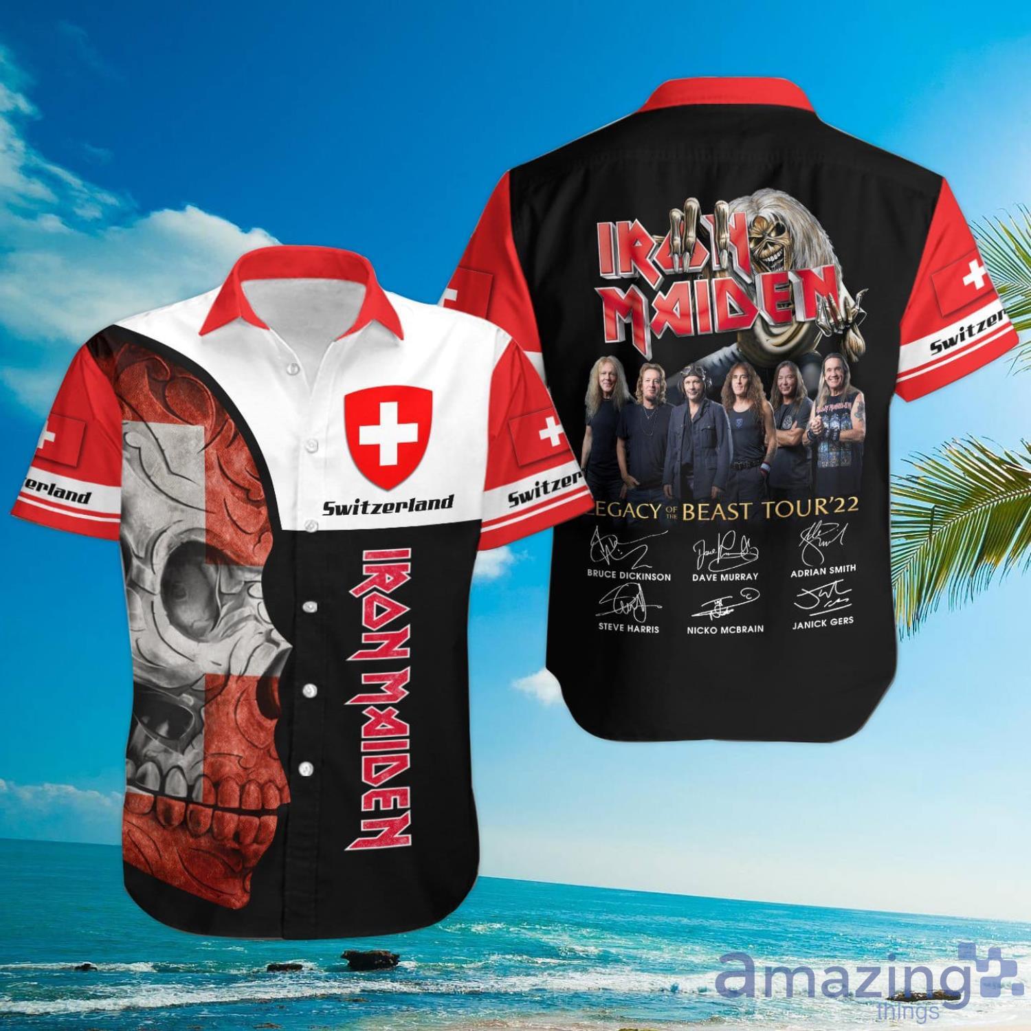 Iron Maiden Switzerland Hawaiian Shirt Product Photo 1