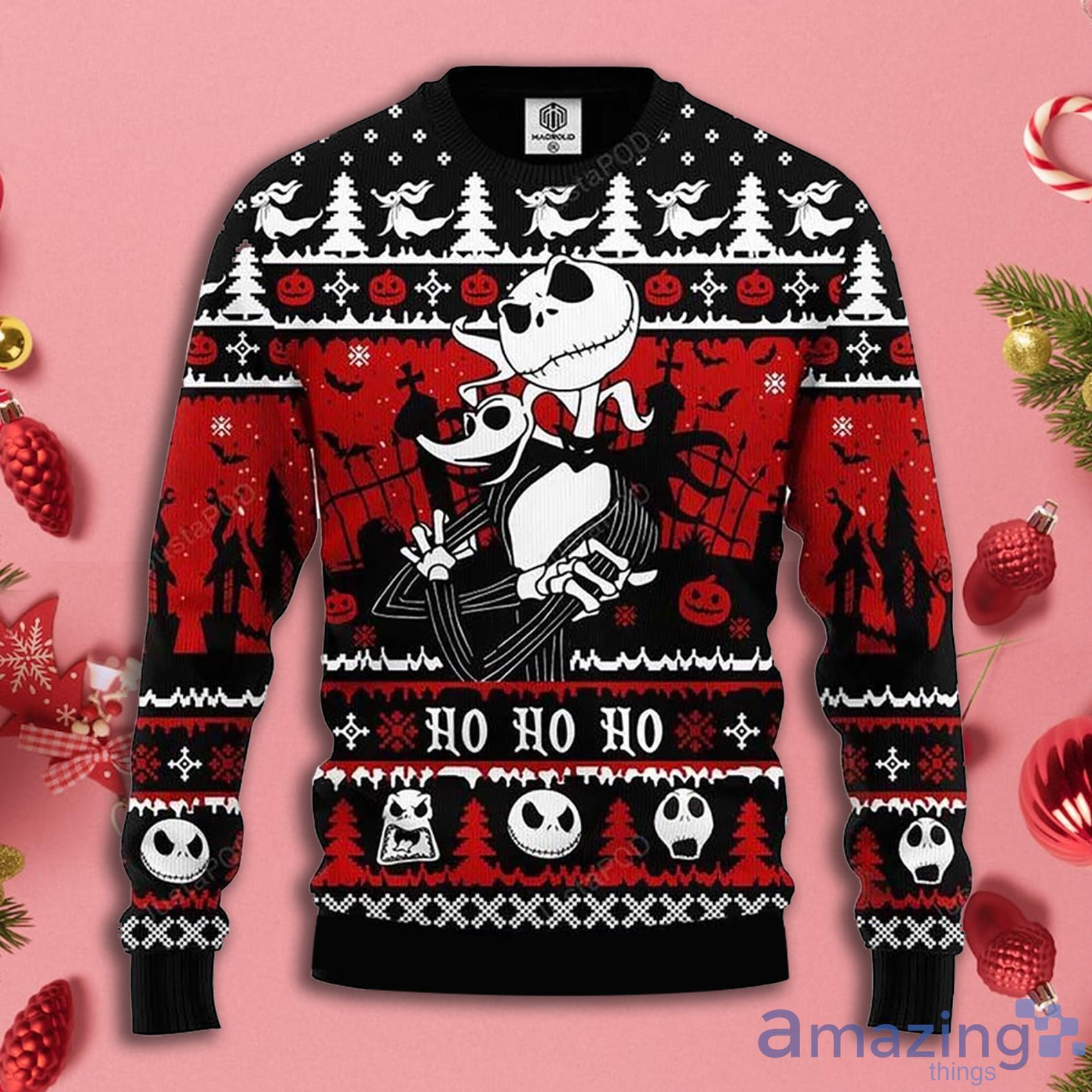 Jack Zero Nightmare Before Xmas Ugly Christmas Ugly Sweater