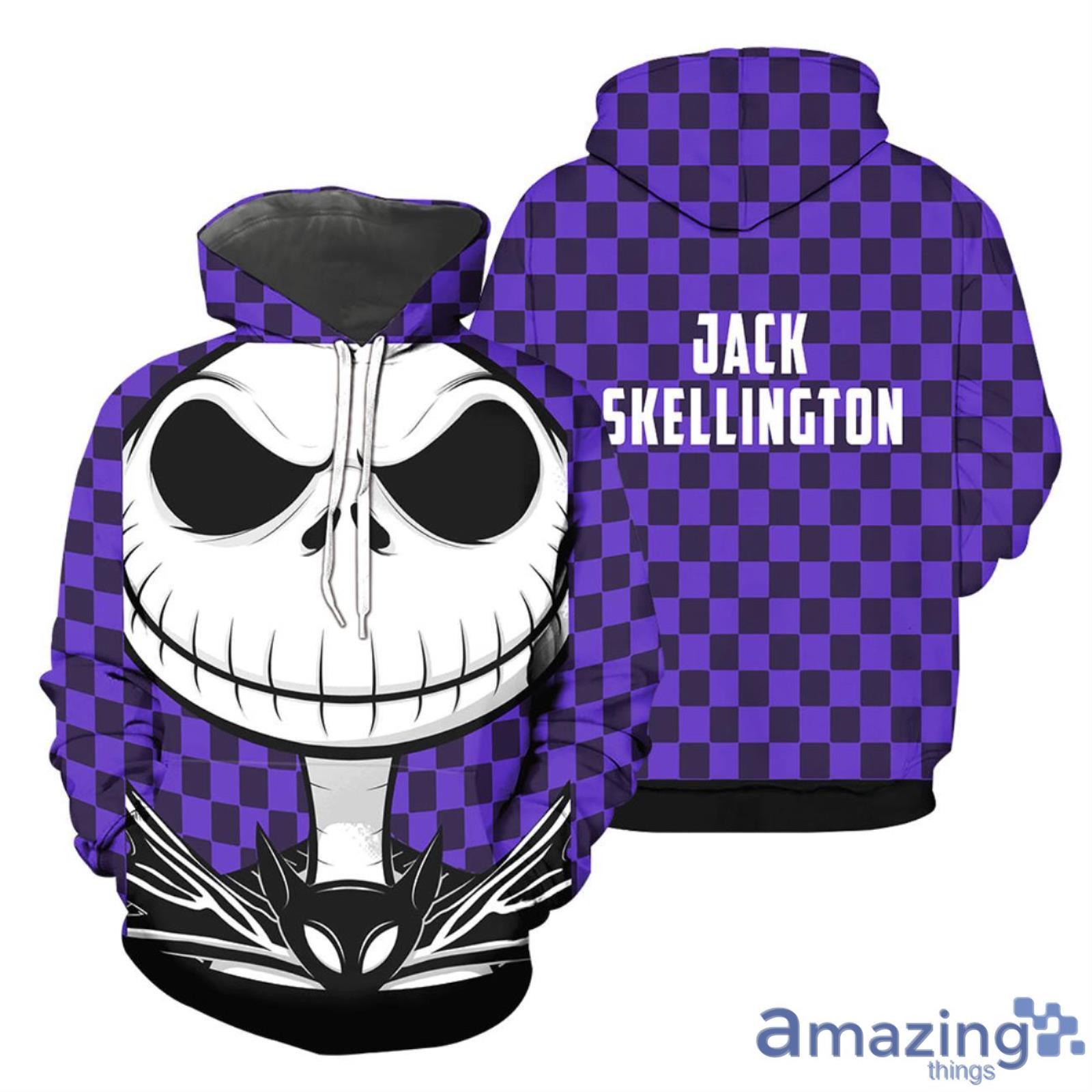Jack Skellington And Sally Halloween Gift All Over Printed Shirts Product Photo 1
