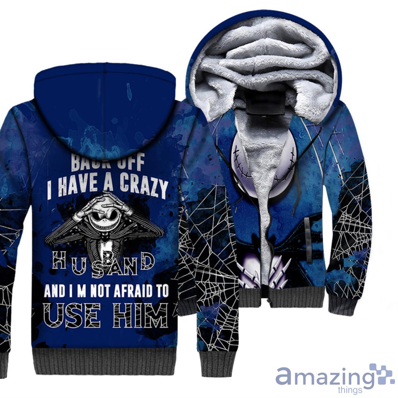 Jack Skellington Back Off I Have A Crazy Halloween Gift 3D All Over Printed Shirts Product Photo 1
