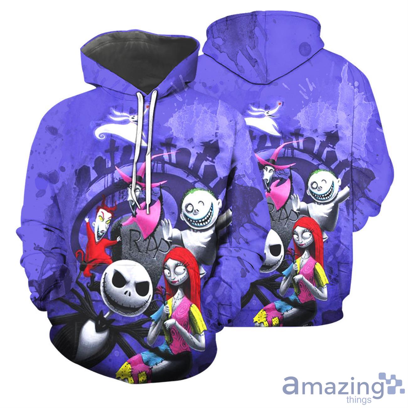 Jack Skellington Friend Halloween Halloween Gift 3D All Over Printed Shirts Product Photo 1