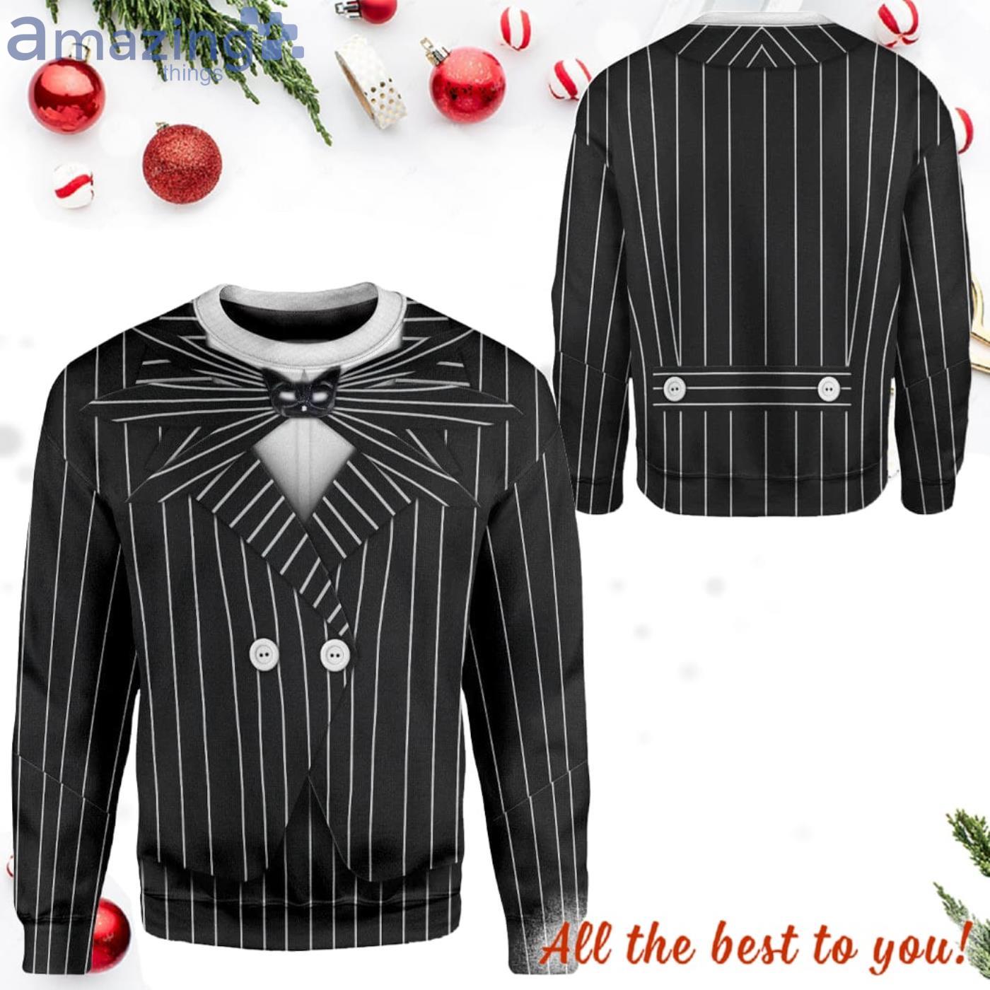 Jack Skellington Halloween Cosplay All Over Print 3D Sweater Product Photo 1