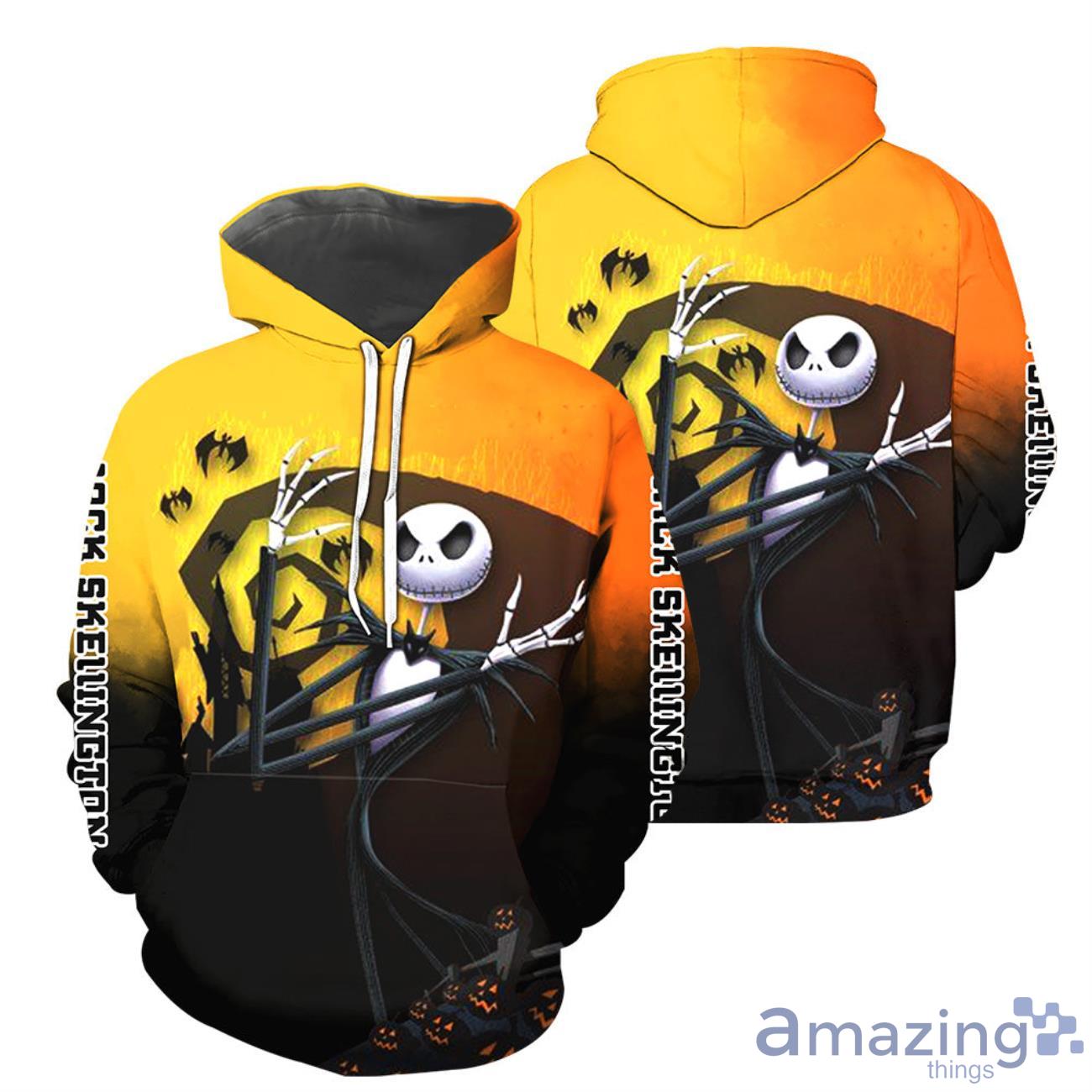 Jack Skellington Hoodie Halloween Gift 3D All Over Printed Shirts Product Photo 1