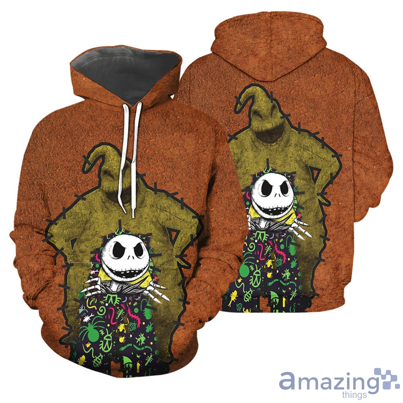 Jack Skellington Oogie Boogie Halloween Gift 3D All Over Printed Shirts Product Photo 1