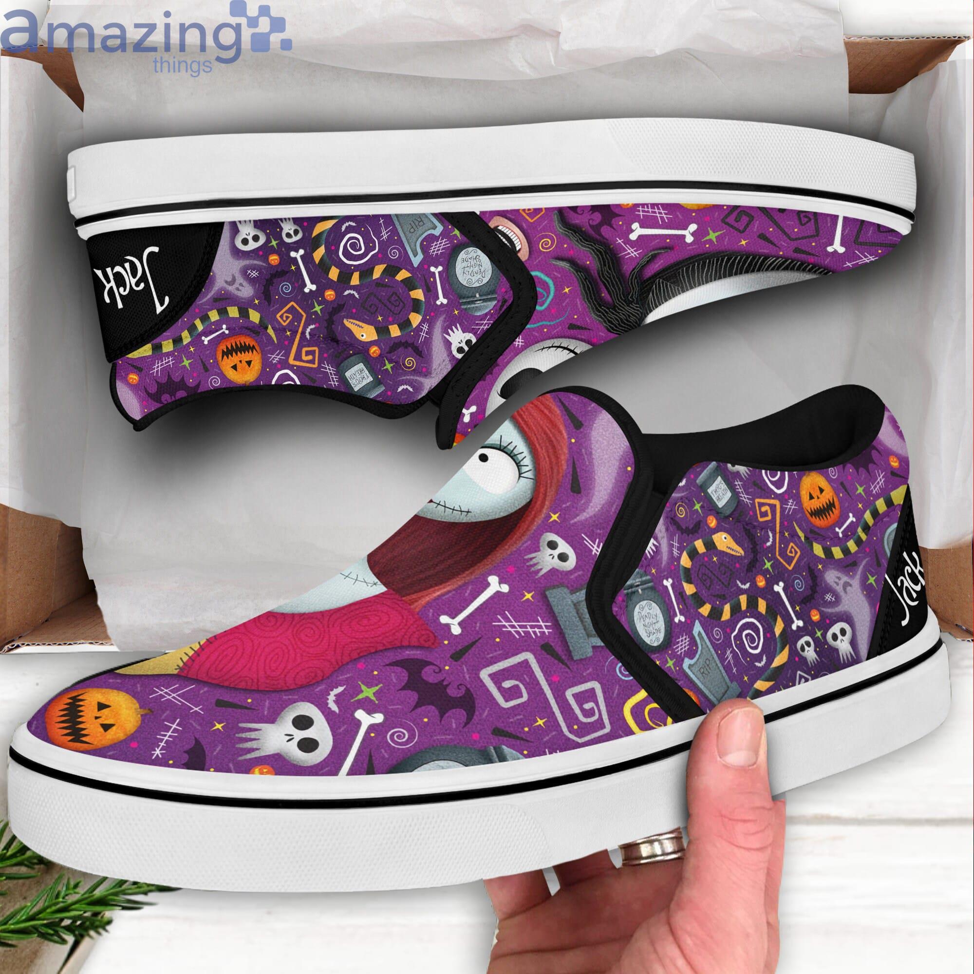  Sally and Jack Canvas Shoes Custom Christmas Nightmare