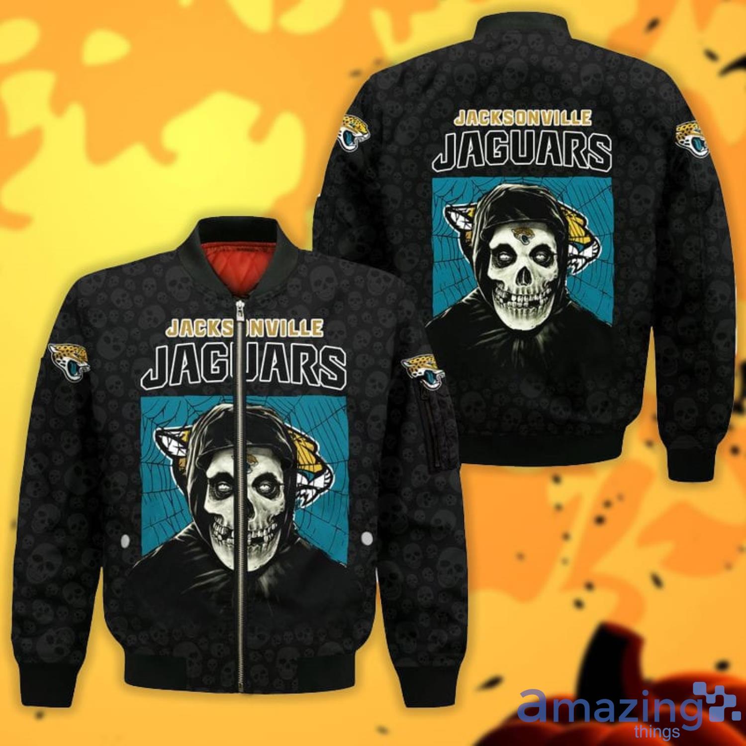 Jacksonville Jaguars Logo Go Jags Zip 3D Hoodie All Over Printed - T-shirts  Low Price