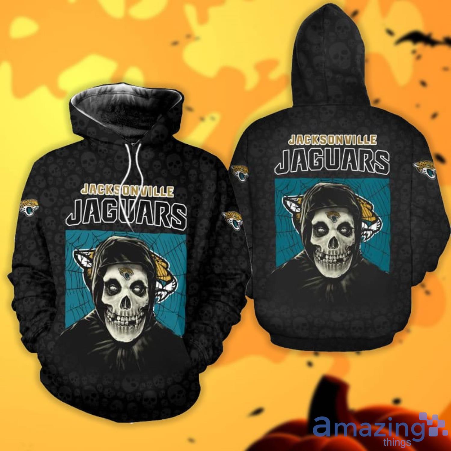 Jacksonville Jaguars Halloween Misfit 3D All Over Printed Shirts Product Photo 1