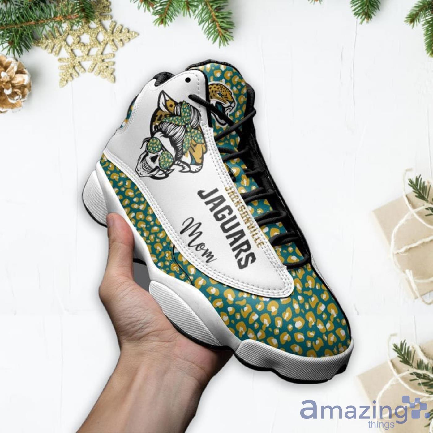 Jacksonville Jaguars Air Jordan 13 Sneakers Shoes For Fans