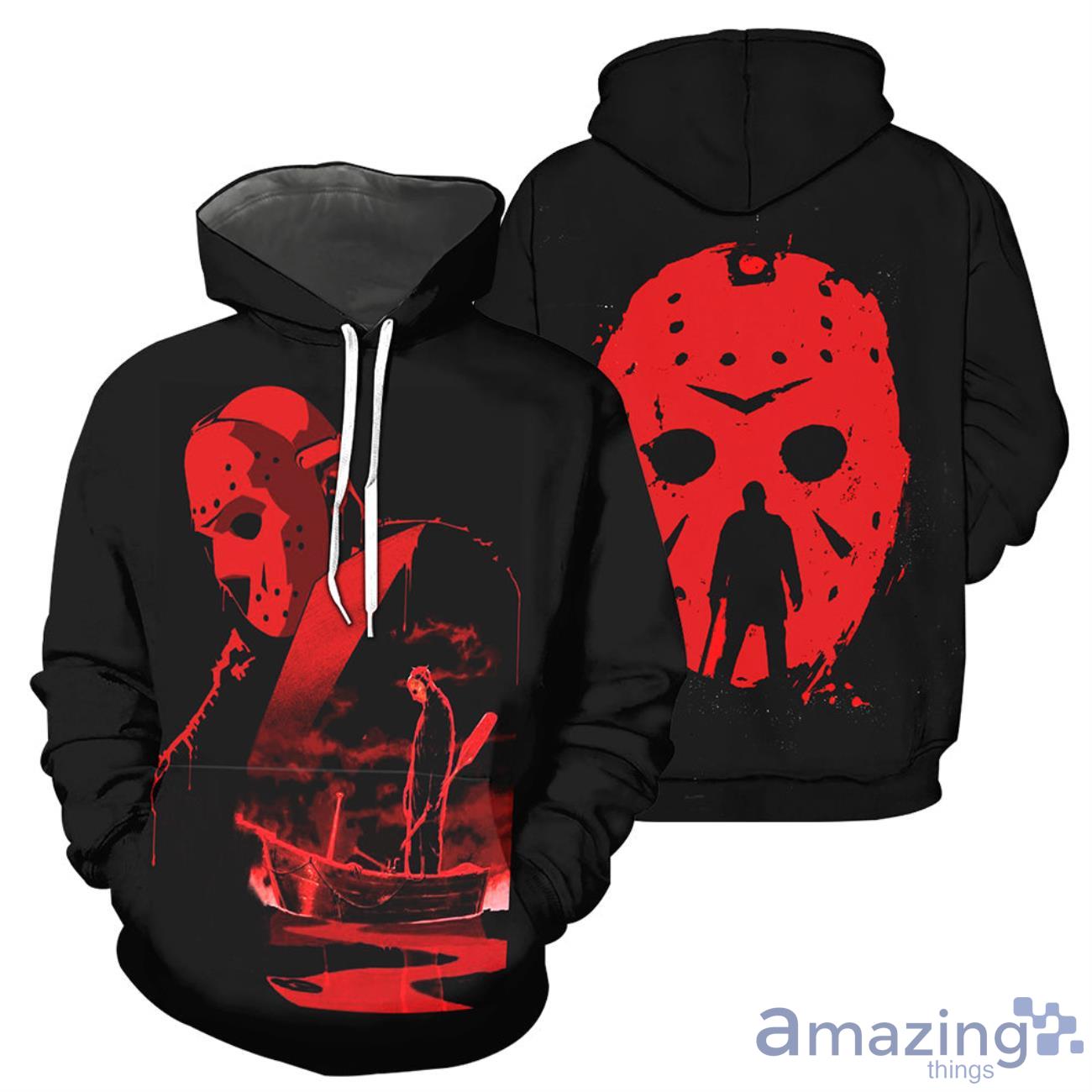 Jason Voorheers Halloween Gift All Over Printed Shirts image Jason Voorheers Halloween Gift All Over Printed Shirts Product Photo 2