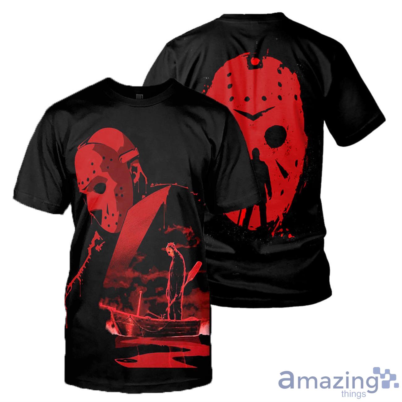 Jason Voorheers Halloween Gift All Over Printed Shirts image Jason Voorheers Halloween Gift All Over Printed Shirts Product Photo 4