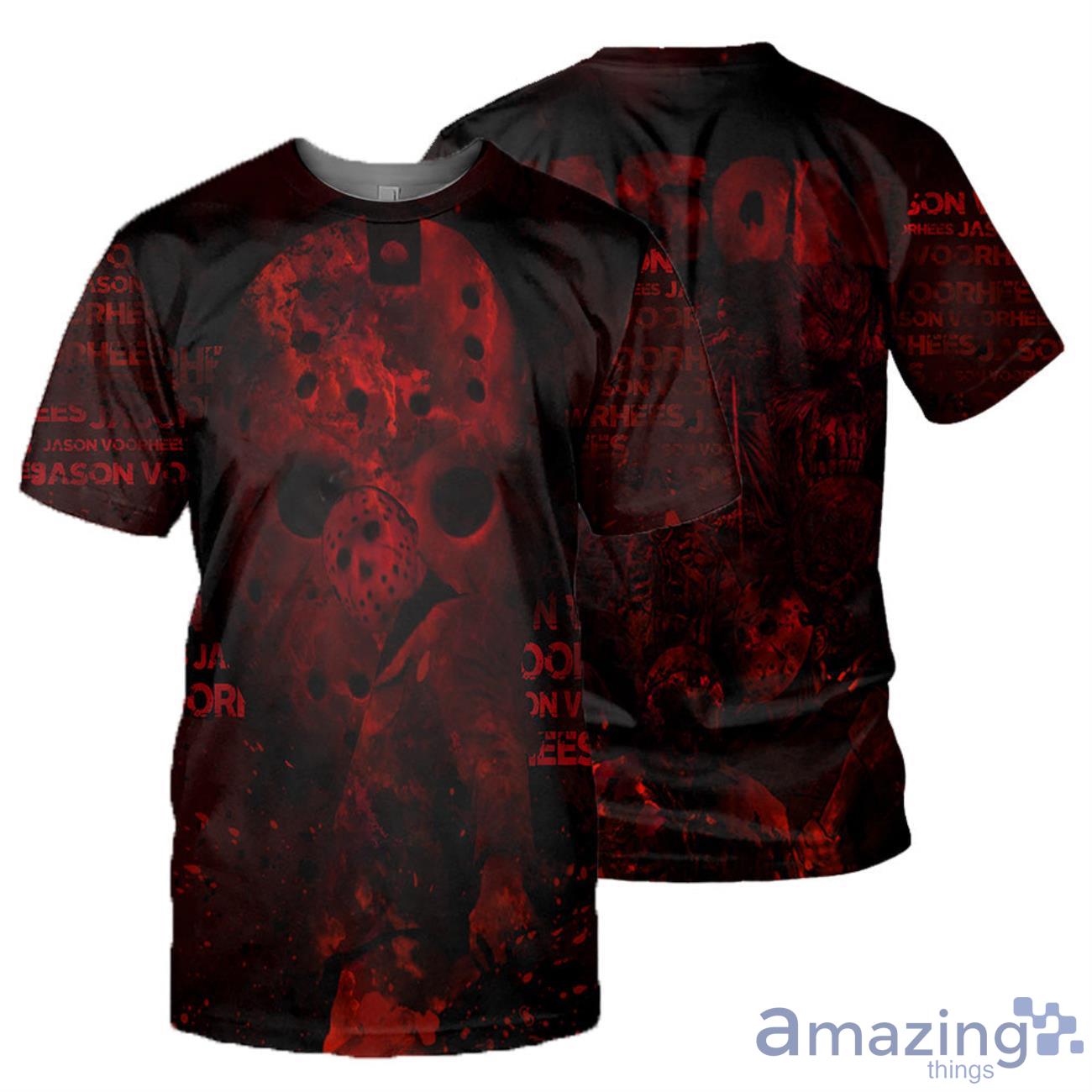 Jason Voorhees Halloween Gift 3D All Over Printed Shirts image Jason Voorhees Halloween Gift 3D All Over Printed Shirts Product Photo 3