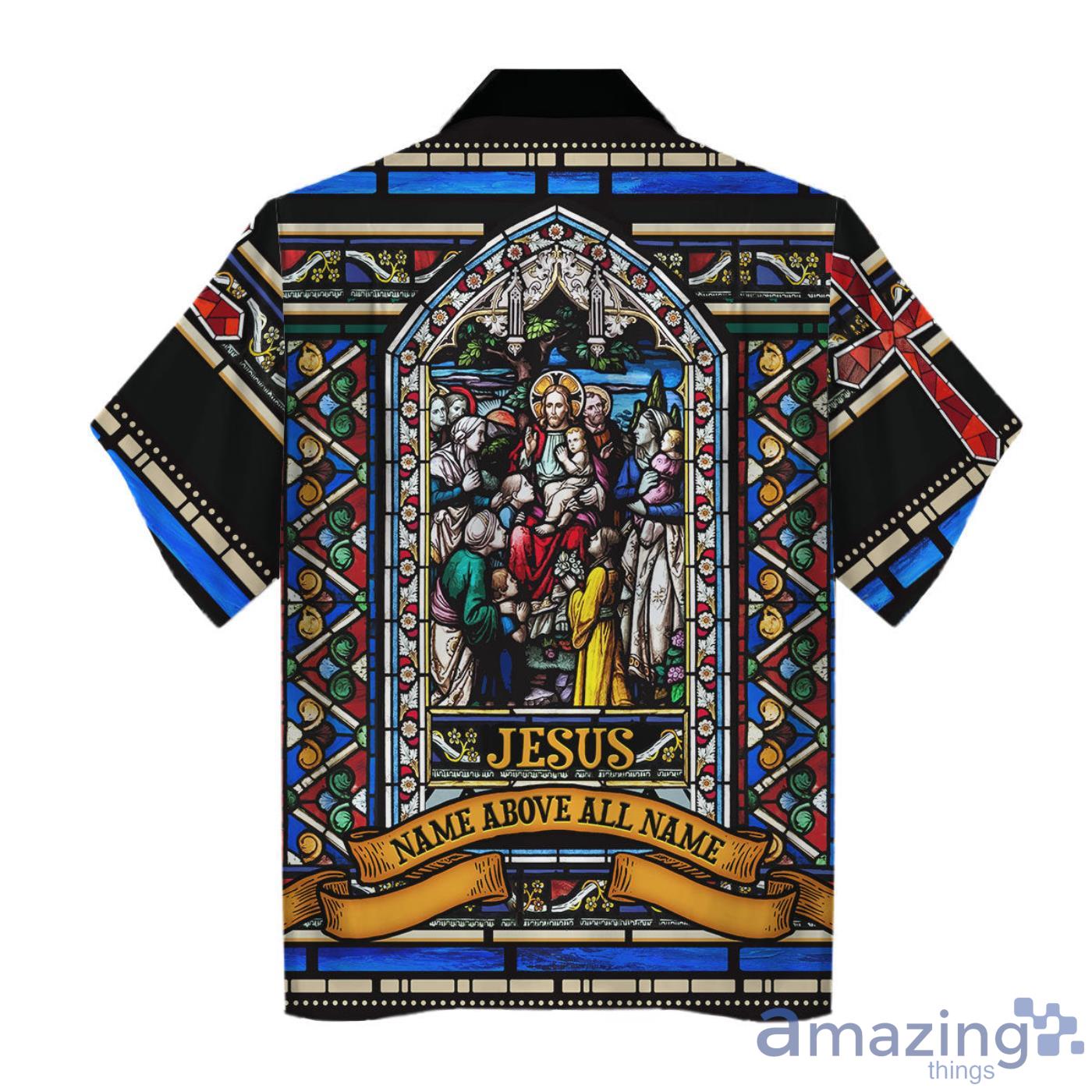 Jesus Name Above All Name Christianity Religion Hawaiian Shirt image Jesus Name Above All Name Christianity Religion Hawaiian Shirt Product Photo 2