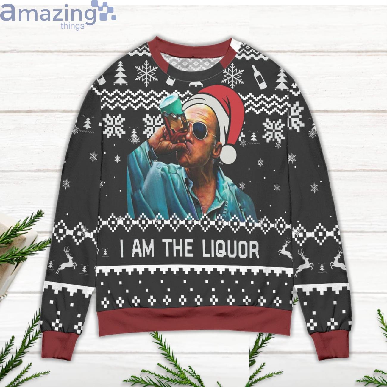 Jim Lahey I Am The Liquor Ugly Christmas Sweater image Jim Lahey I Am The Liquor Ugly Christmas Sweater Product Photo 2