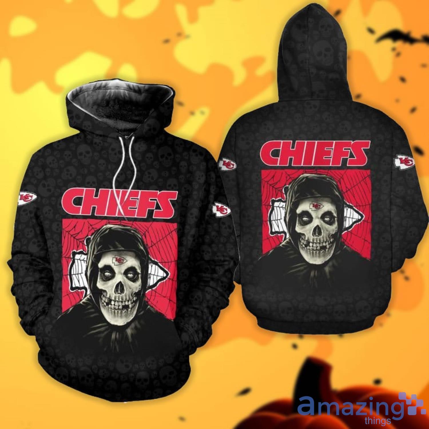 Kansas City Chiefs Halloween Misfit 3D All Over Printed Shirts Product Photo 1