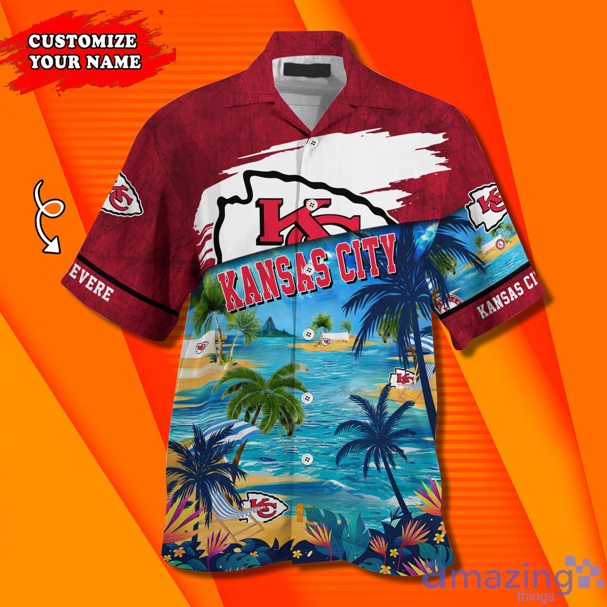 Kansas City Chiefs NFL Print 3D Hawaiian Shirt Style 14 Aloha