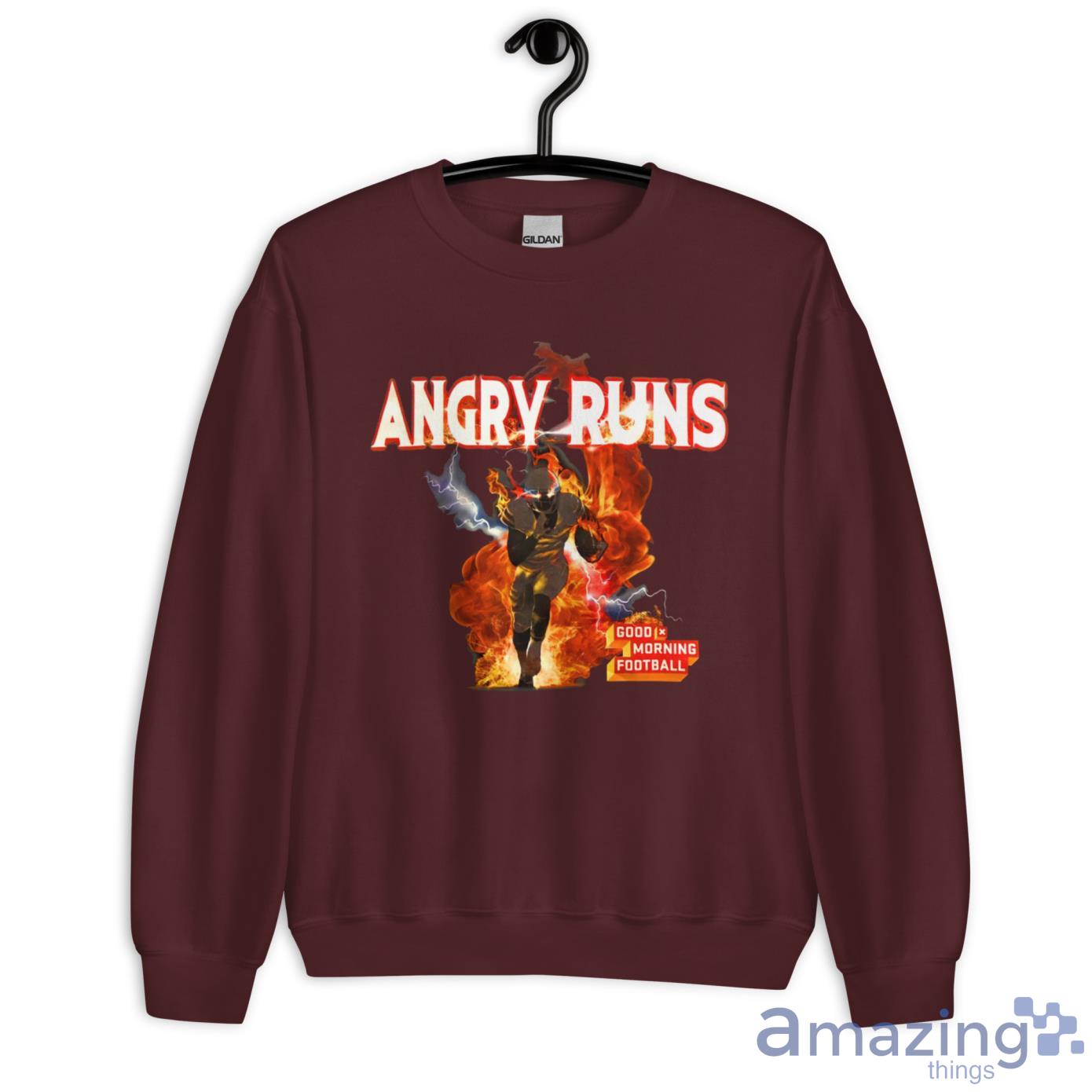 Kyle Brandt Angry Runs T Shirt image Kyle Brandt Angry Runs T Shirt - Unisex Heavy Blend Crewneck Sweatshirt-1