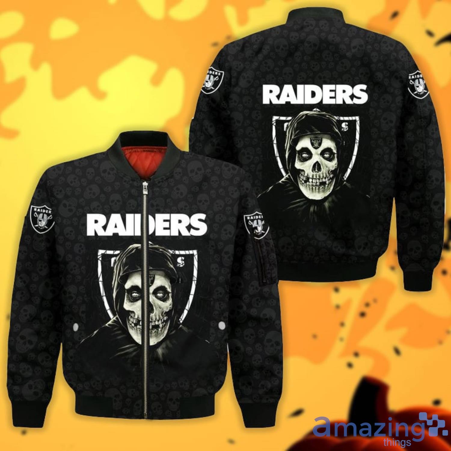 Las Vegas Raiders Halloween Misfit 3D All Over Printed Shirts