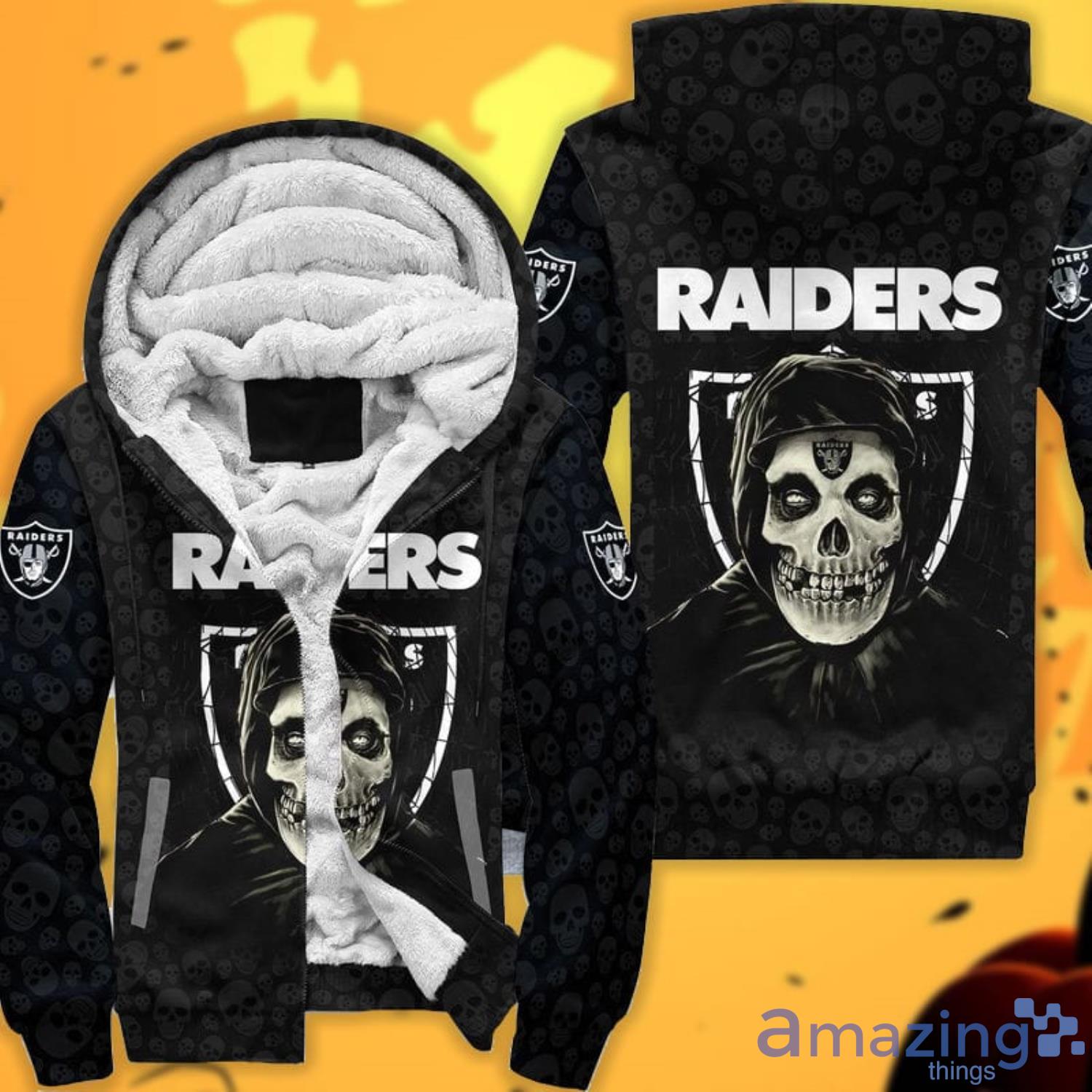 Las Vegas Raiders All Over Print Fleece Sweater 21 / 3XL