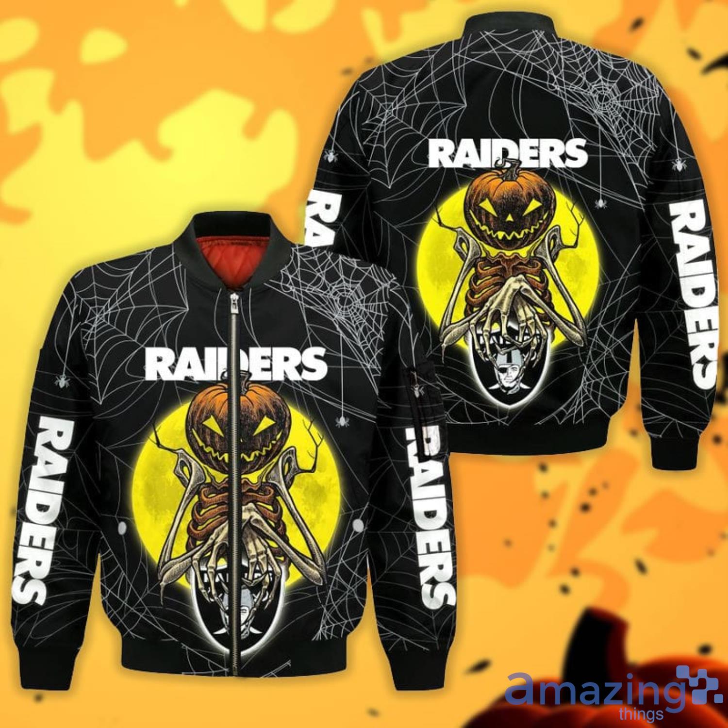 Las Vegas Raiders Halloween Misfit 3D All Over Printed Shirts