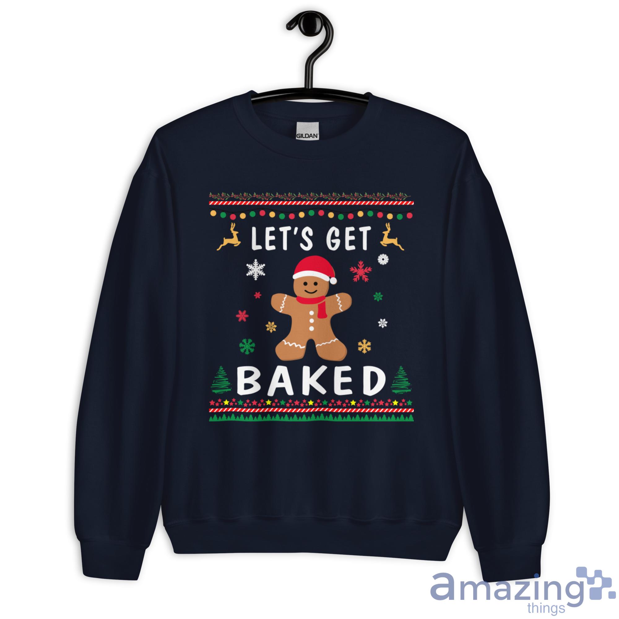 Let's Get Baked Christmas Sweatshirt - G180 Unisex Heavy Blend Crewneck Sweatshirt-1