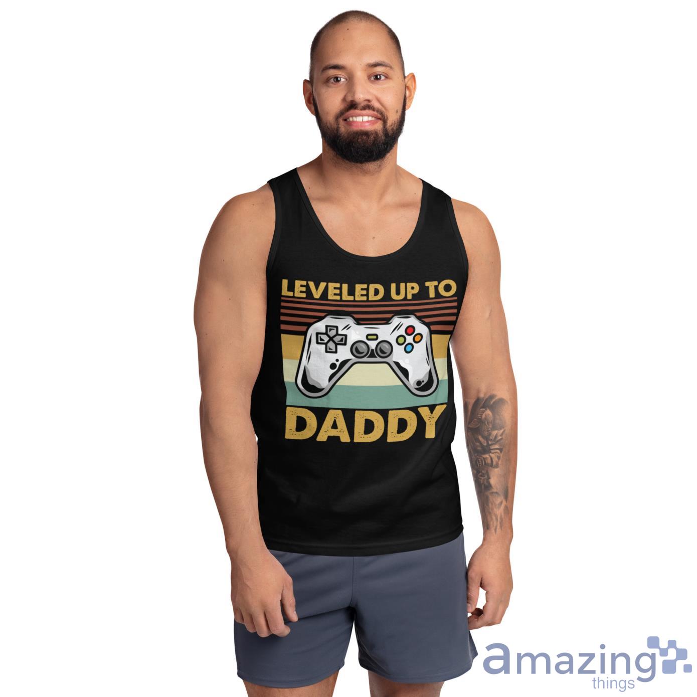 Leveled Up To Daddy Game Control Shirt image Leveled Up To Daddy Game Control Shirt - Ultra Cotton Tank Top