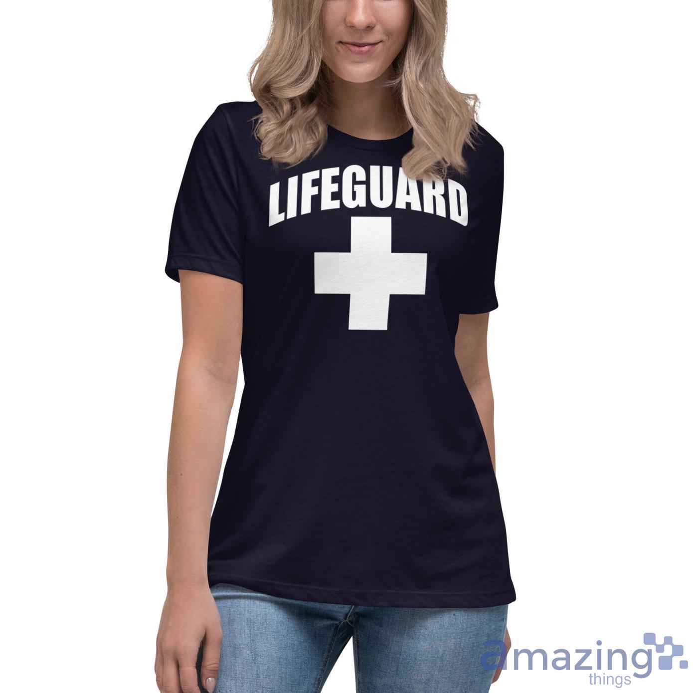 Lifeguard T Shirt, Hoodies, Tank Top image Lifeguard T-Shirt, Hoodies, Tank Top - Womens Relaxed Short Sleeve Jersey Tee