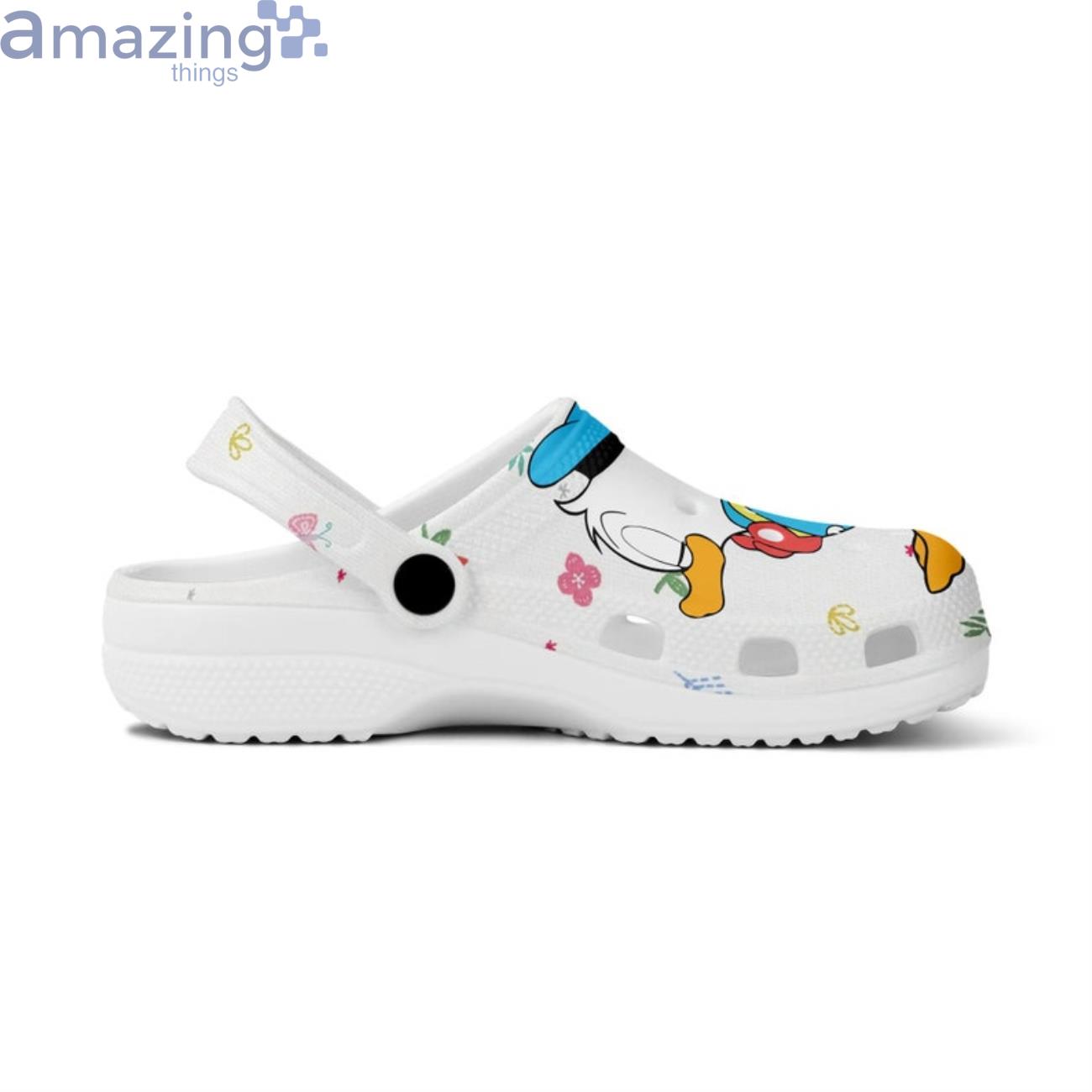 Little Donald Daisy Kissing Disney Cartoon Clog image Little Donald Daisy Kissing Disney Cartoon Clog Product Photo 2