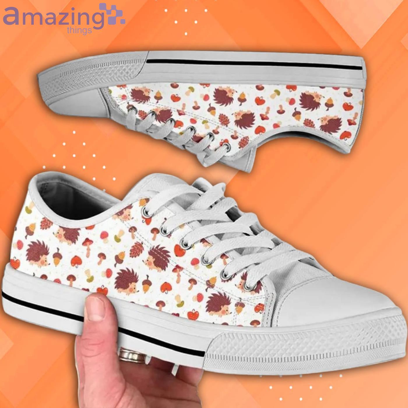 Little Hedgehog Pattern Low Top Shoes Product Photo 1 Little Hedgehog Pattern Low Top Shoes Product Photo 1