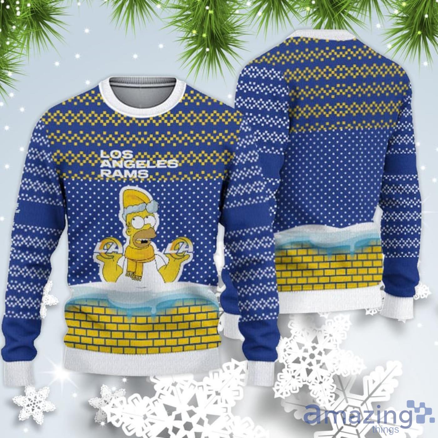 Los Angeles Rams Christmas Simpson Sweater For Fans Product Photo 1