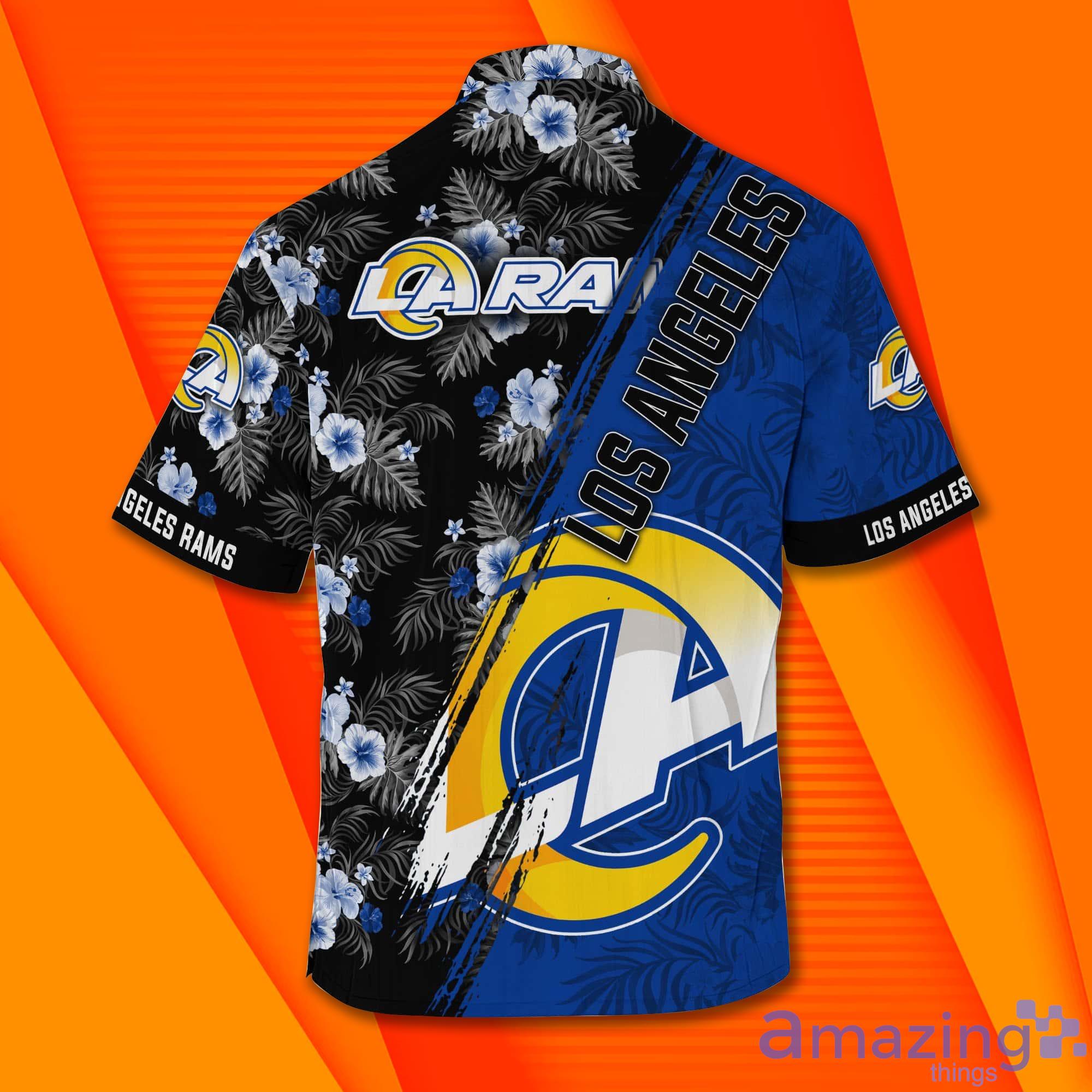 Los Angeles Rams NFL All Over Print Short Sleeves Hawaiian Shirt Product Photo 1